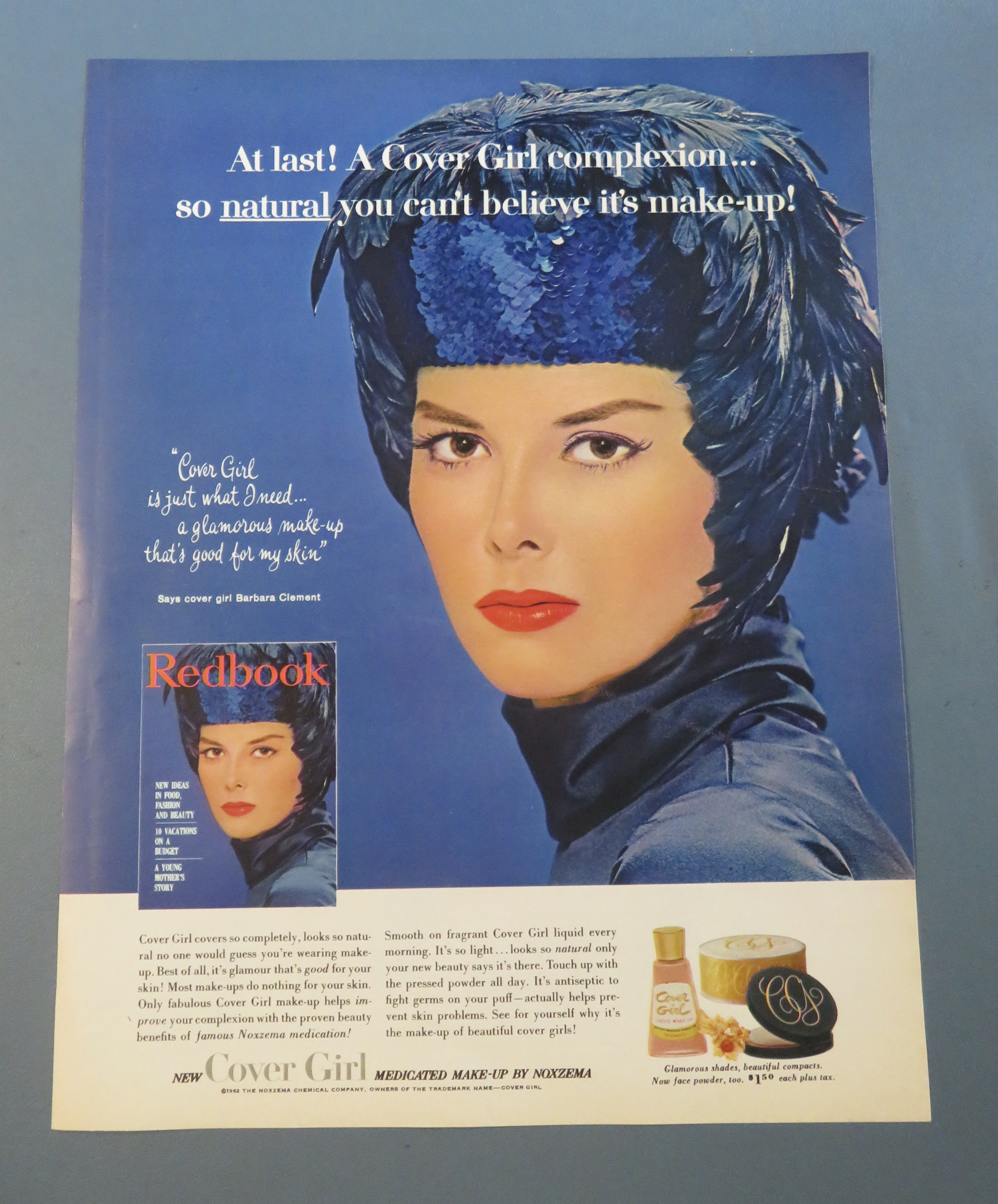 1962 Cover Girl Medicated Make Up with Barbara Clement