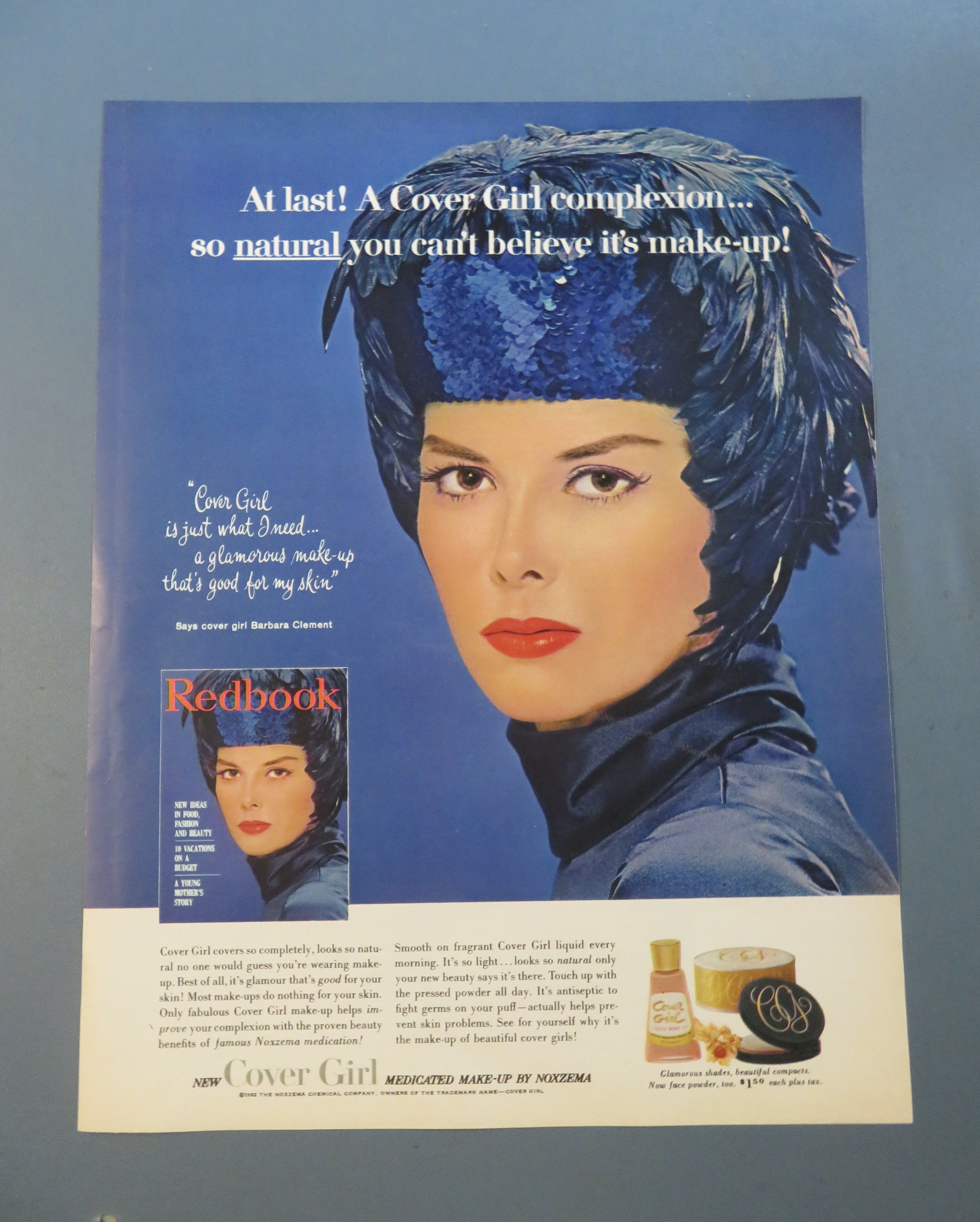1962 Cover Girl Medicated Make Up with Barbara Clement