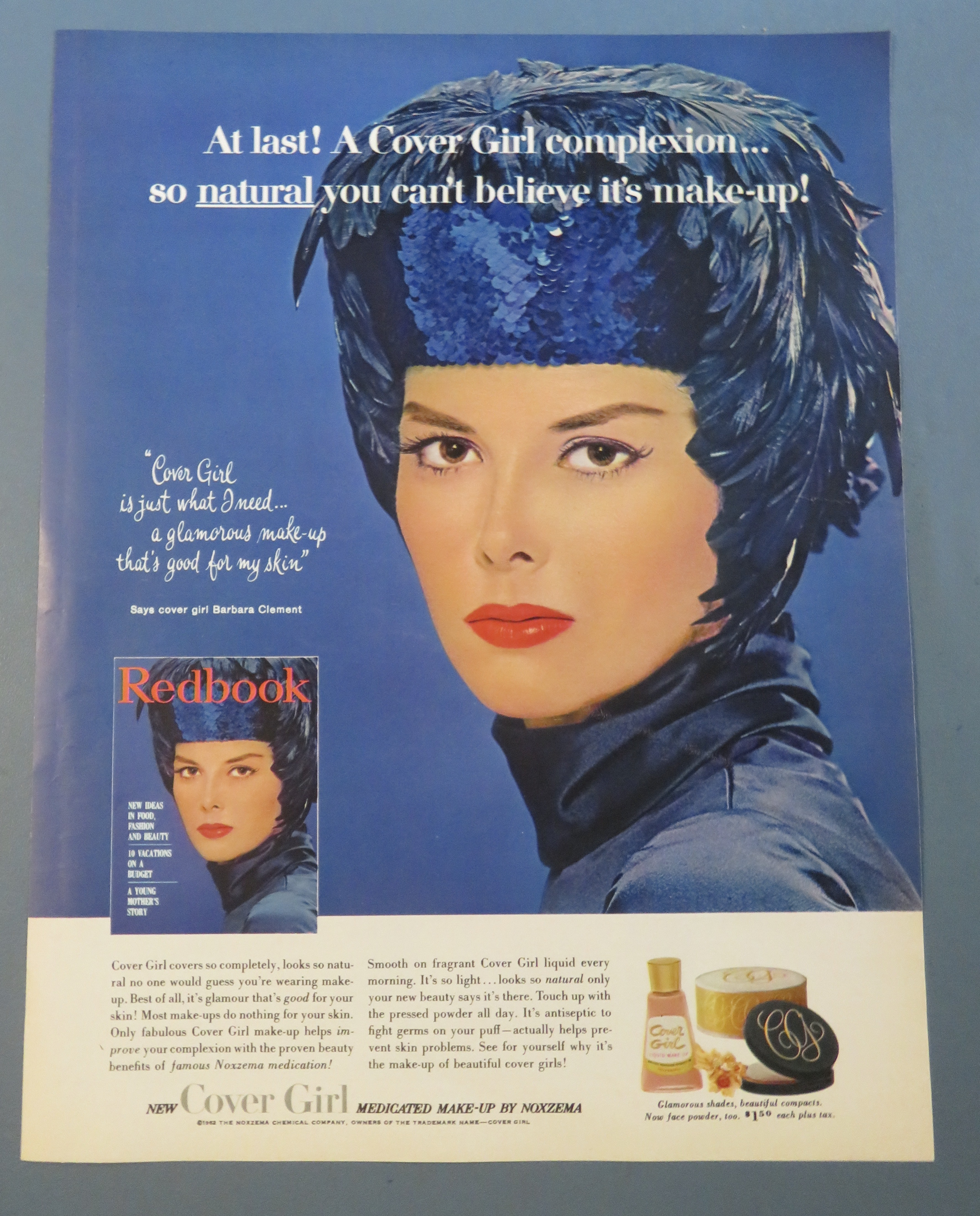 1962 Cover Girl Medicated Make Up with Barbara Clement