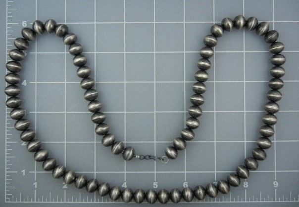 Navajo Pearls Sterling Silver 94 Grams 28 inches