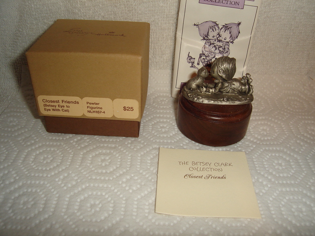 Hallmark Little Gallery Pewter Betsey Clark