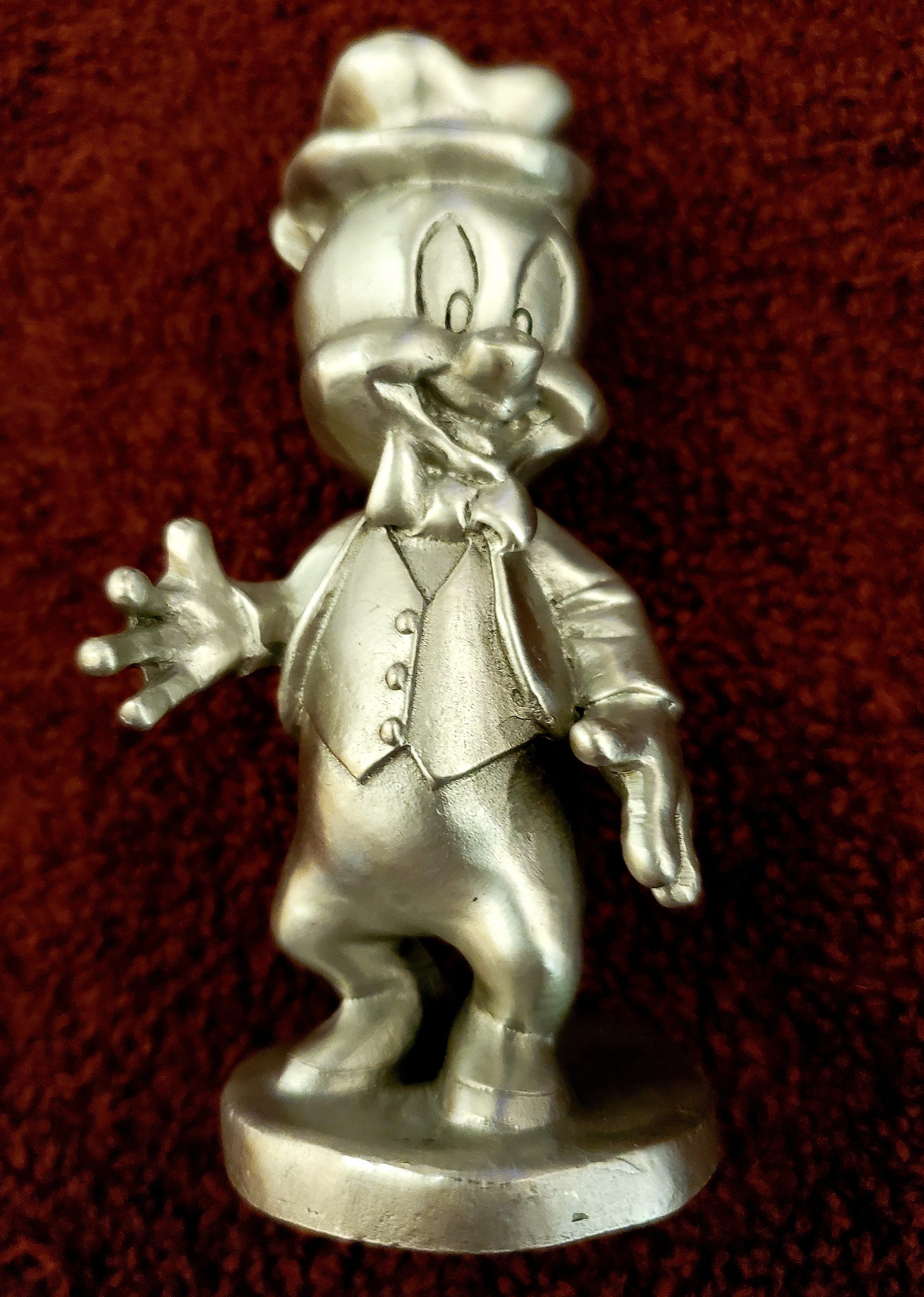 Rawcliffe Porky Pig Pewter Figurine