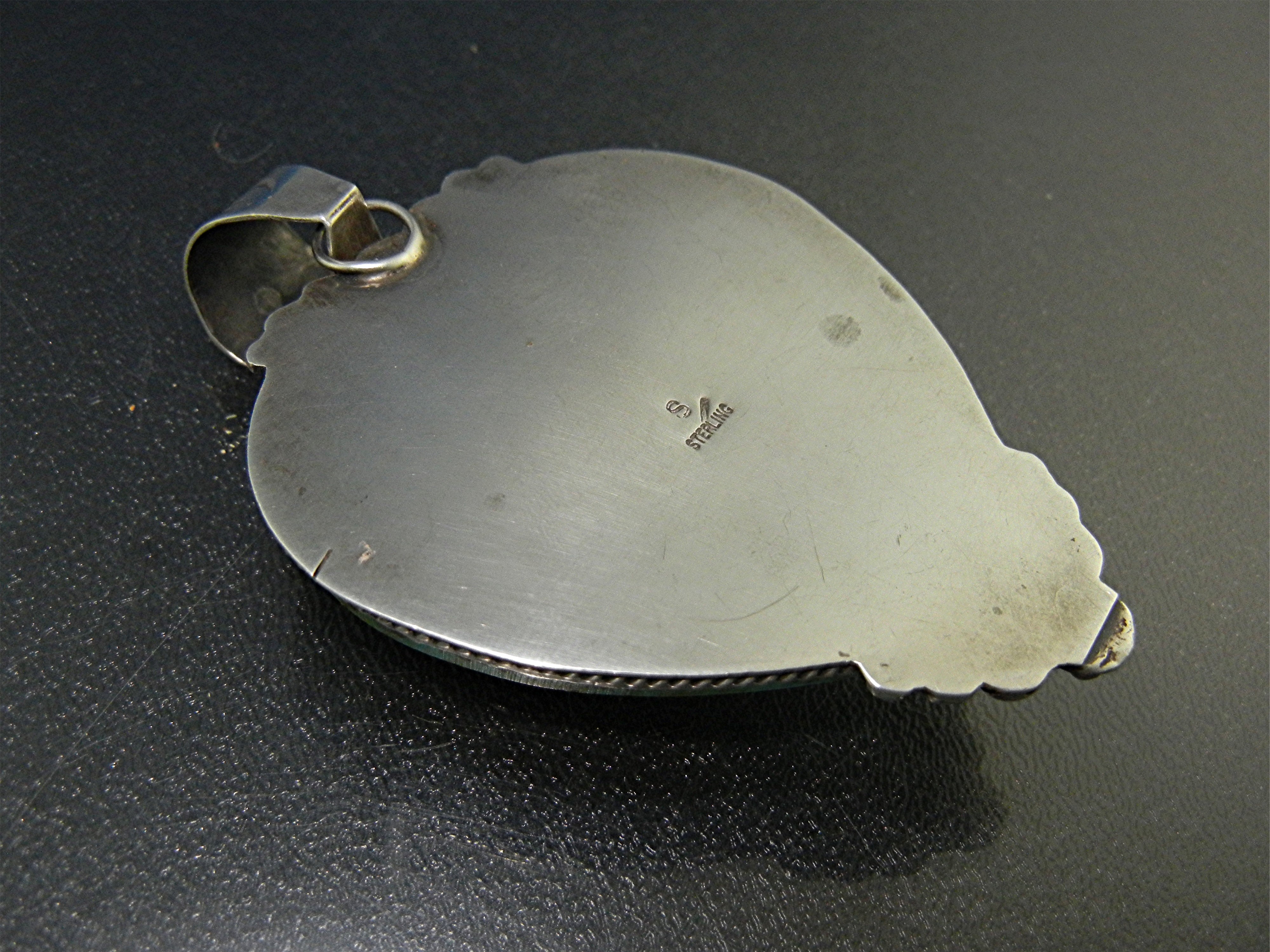 Dean Sandoval Kingman Turquoise Sterling Silver Heart
