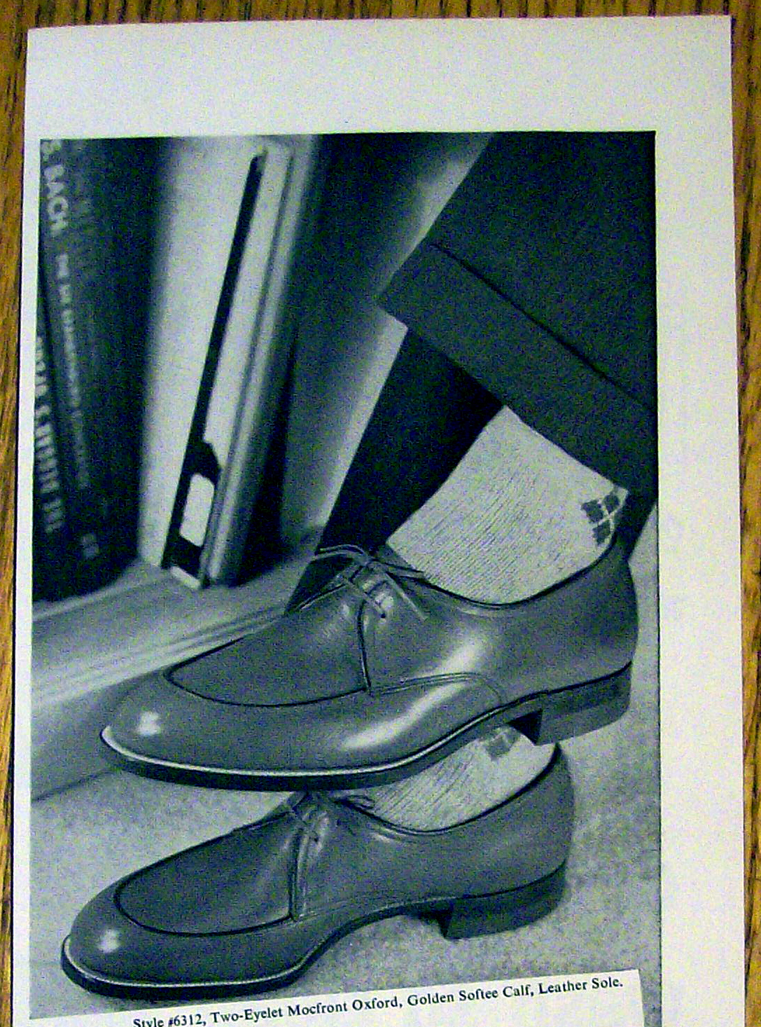 1955 Bostonian Lo-Slope Shoes with Victor Borge