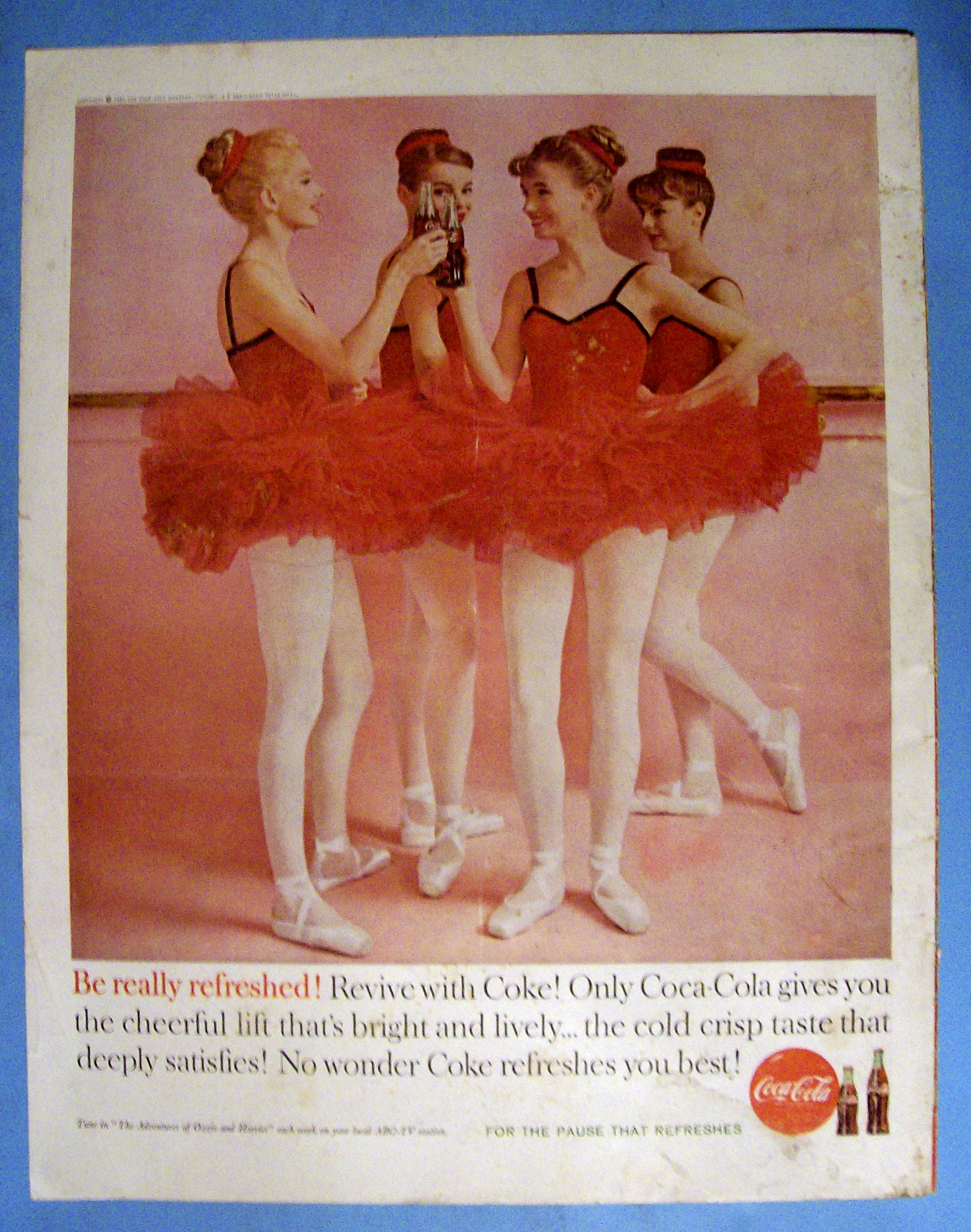 1960 Coca-Cola (Coke) with a Group of Dancers