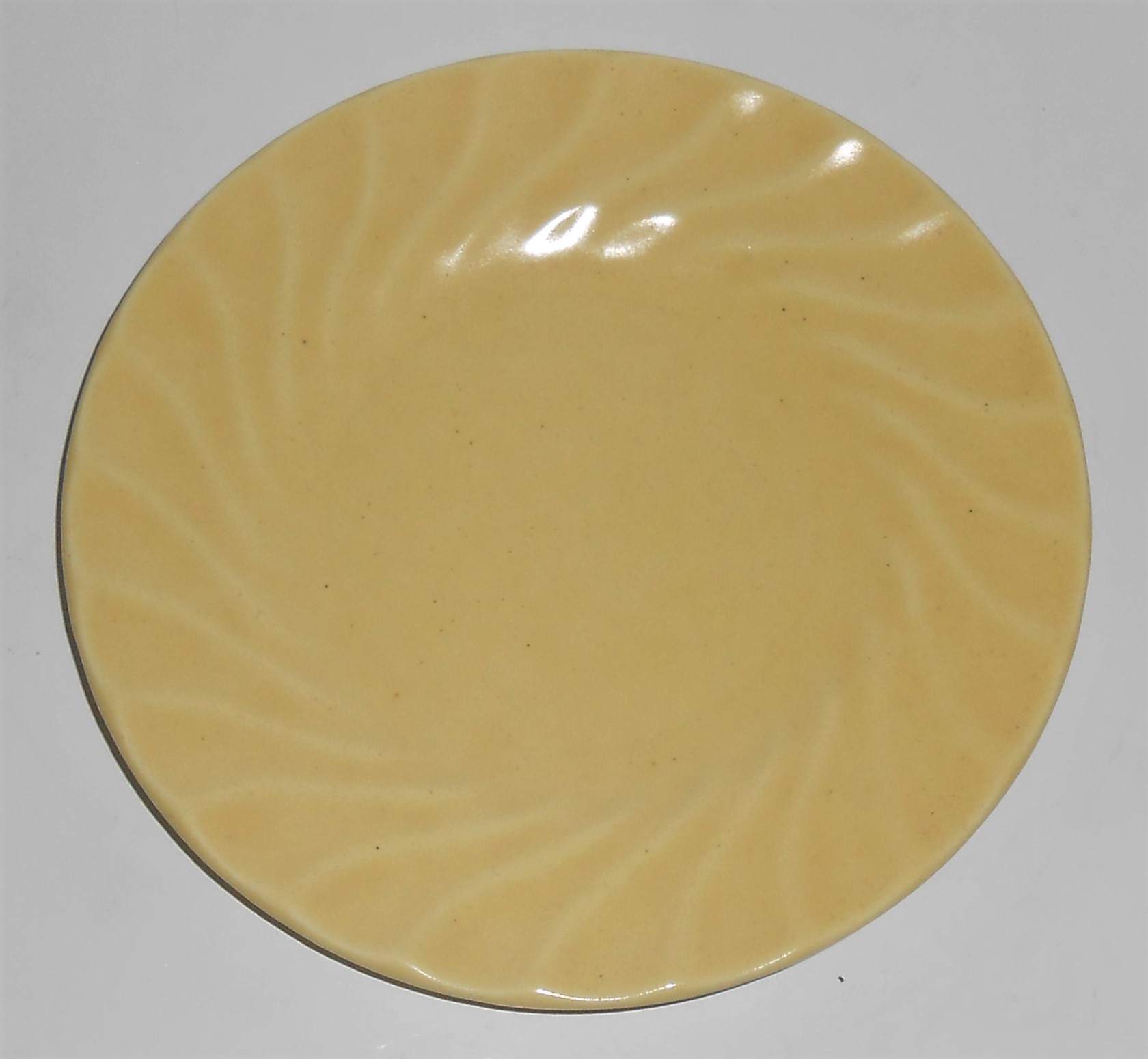 Metlox Pottery Poppy Trail Yorkshire Yellow Bread Plate
