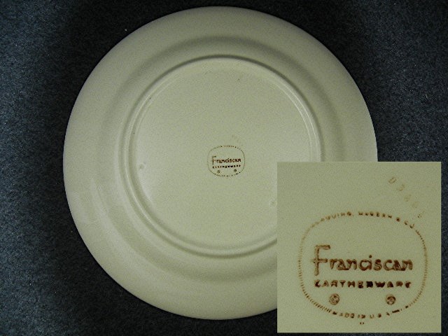 Franciscan Ivy 10.5 inch American China Dinner Plate US