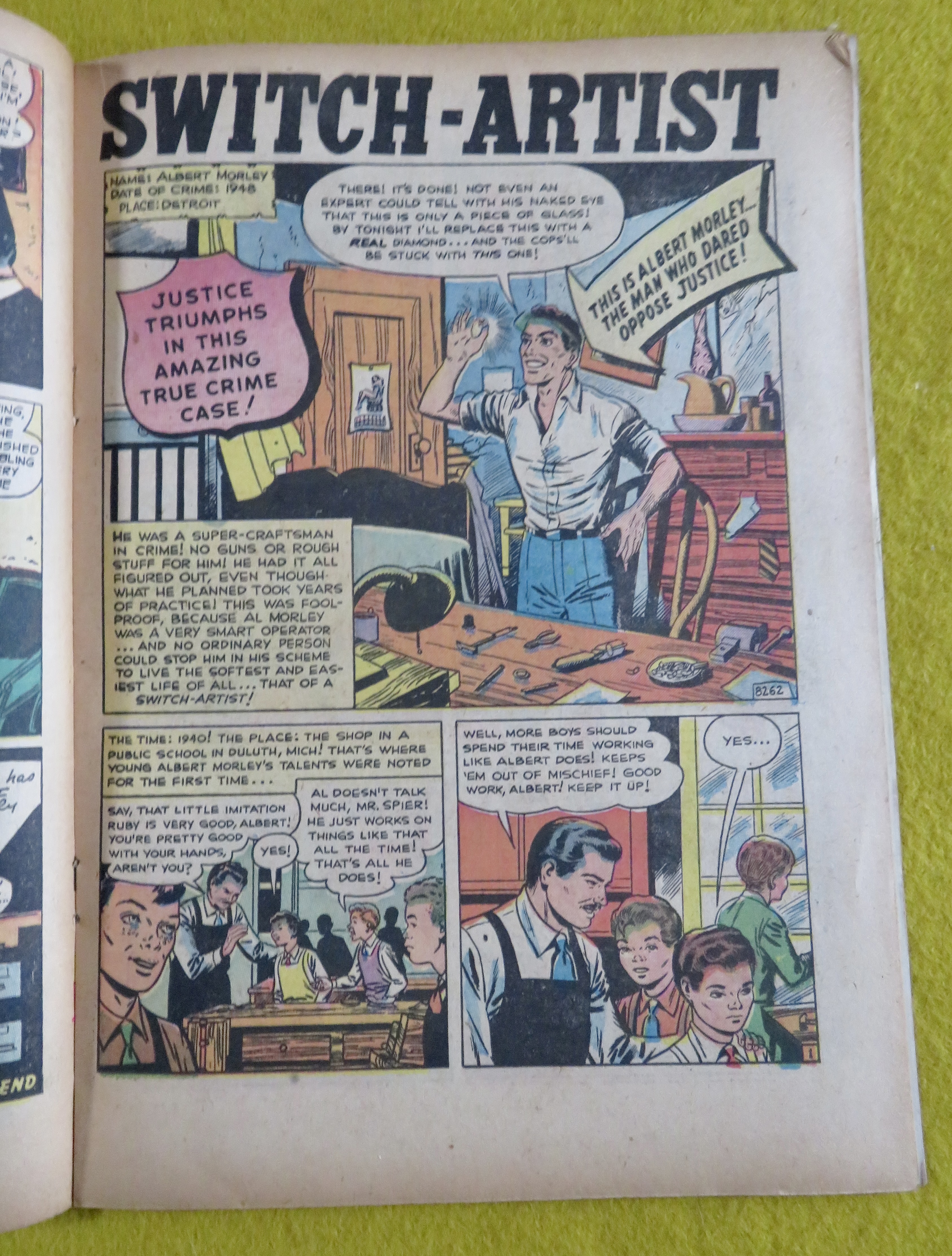 Justice Comic July 1951 The Big Break