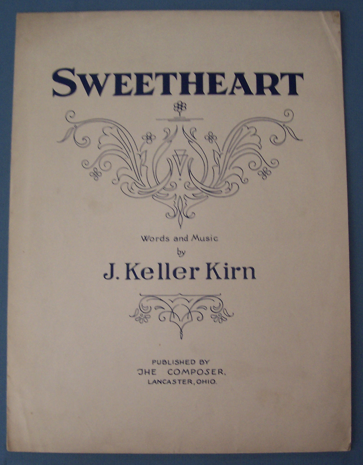 Sheet Music For 1932 Sweetheart