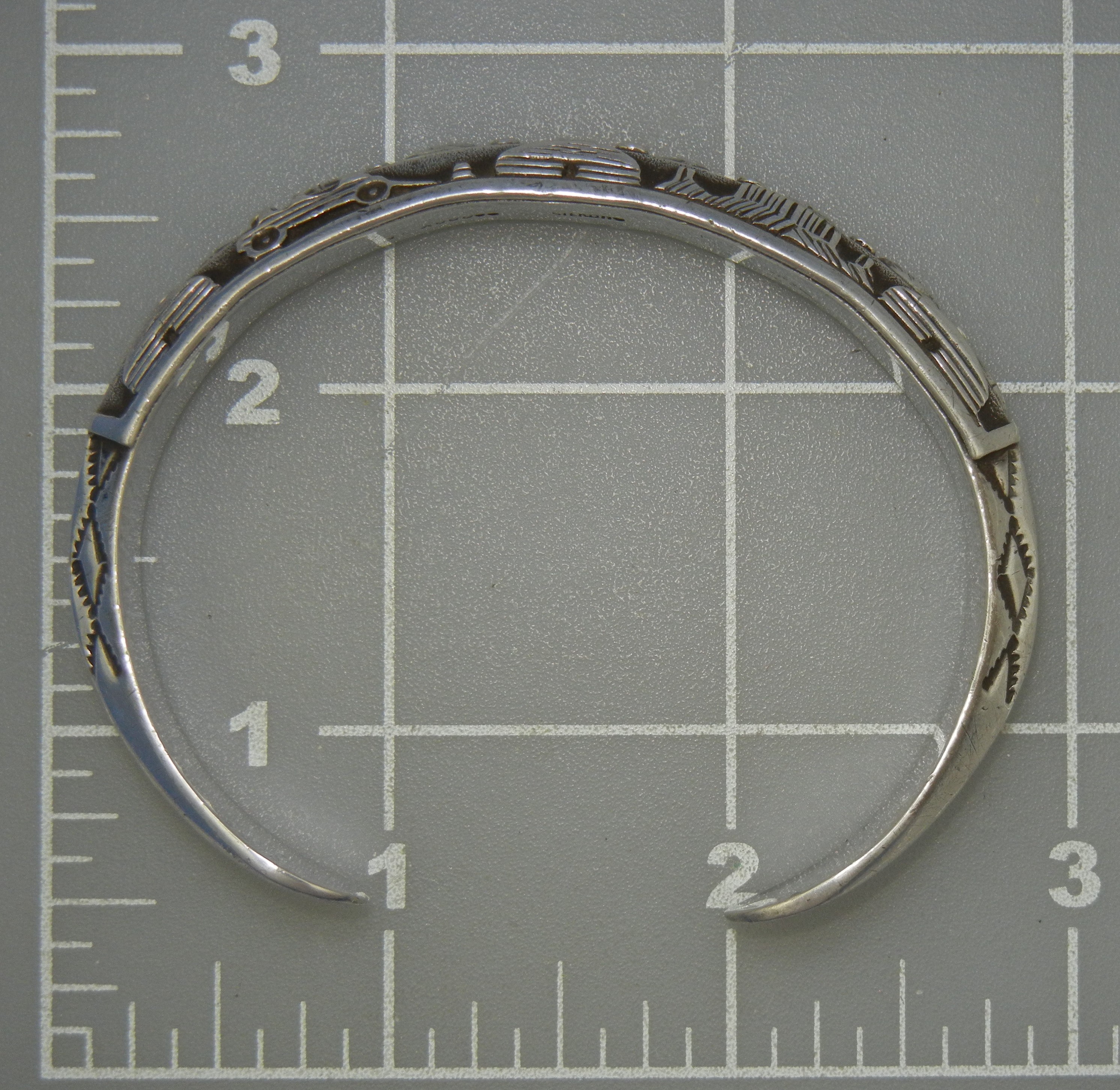 David Reeves Sterling Silver Lapis Storyteller Cuff