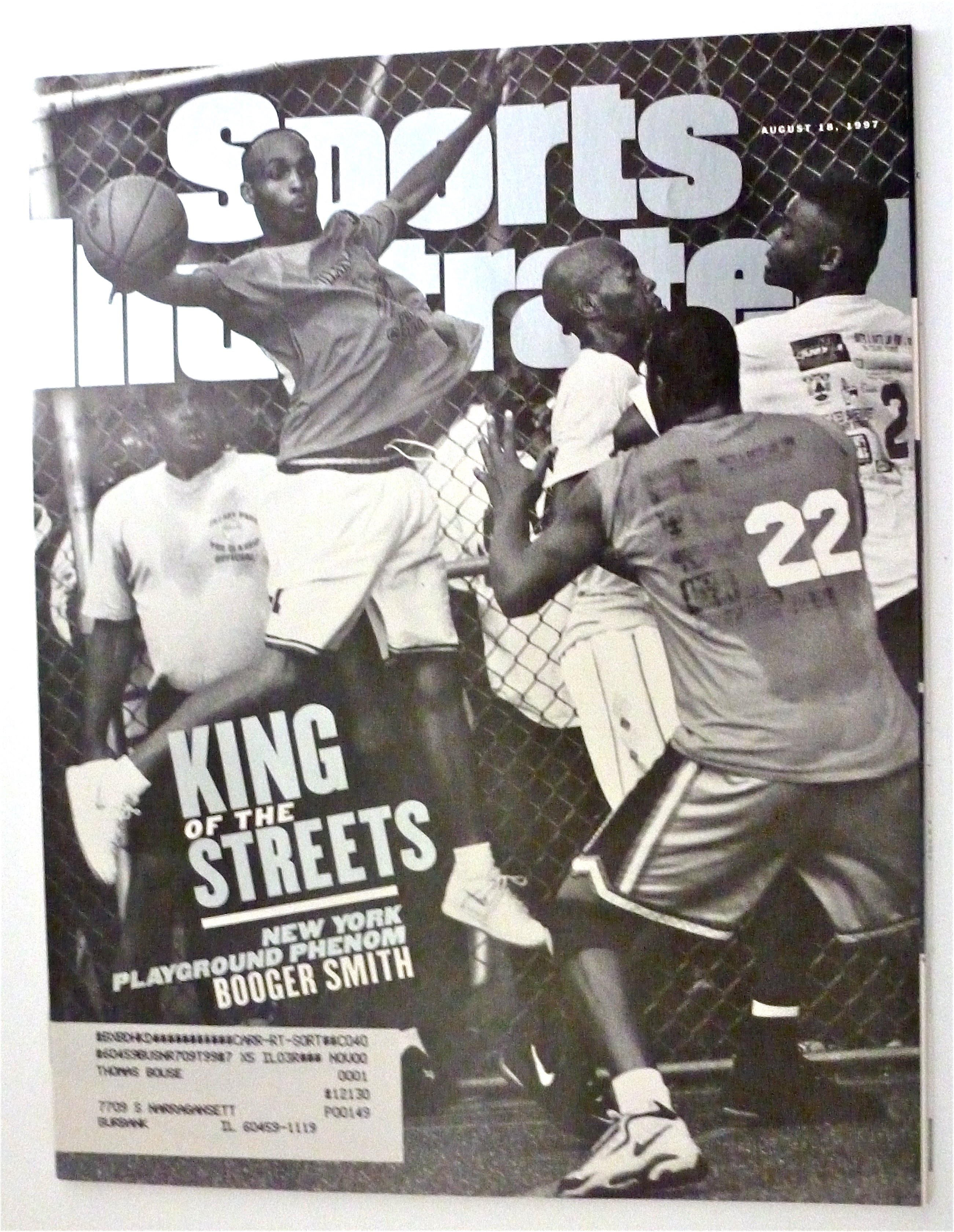 Sports Illustrated Magazine -Aug 18, 1997- Booger Smith
