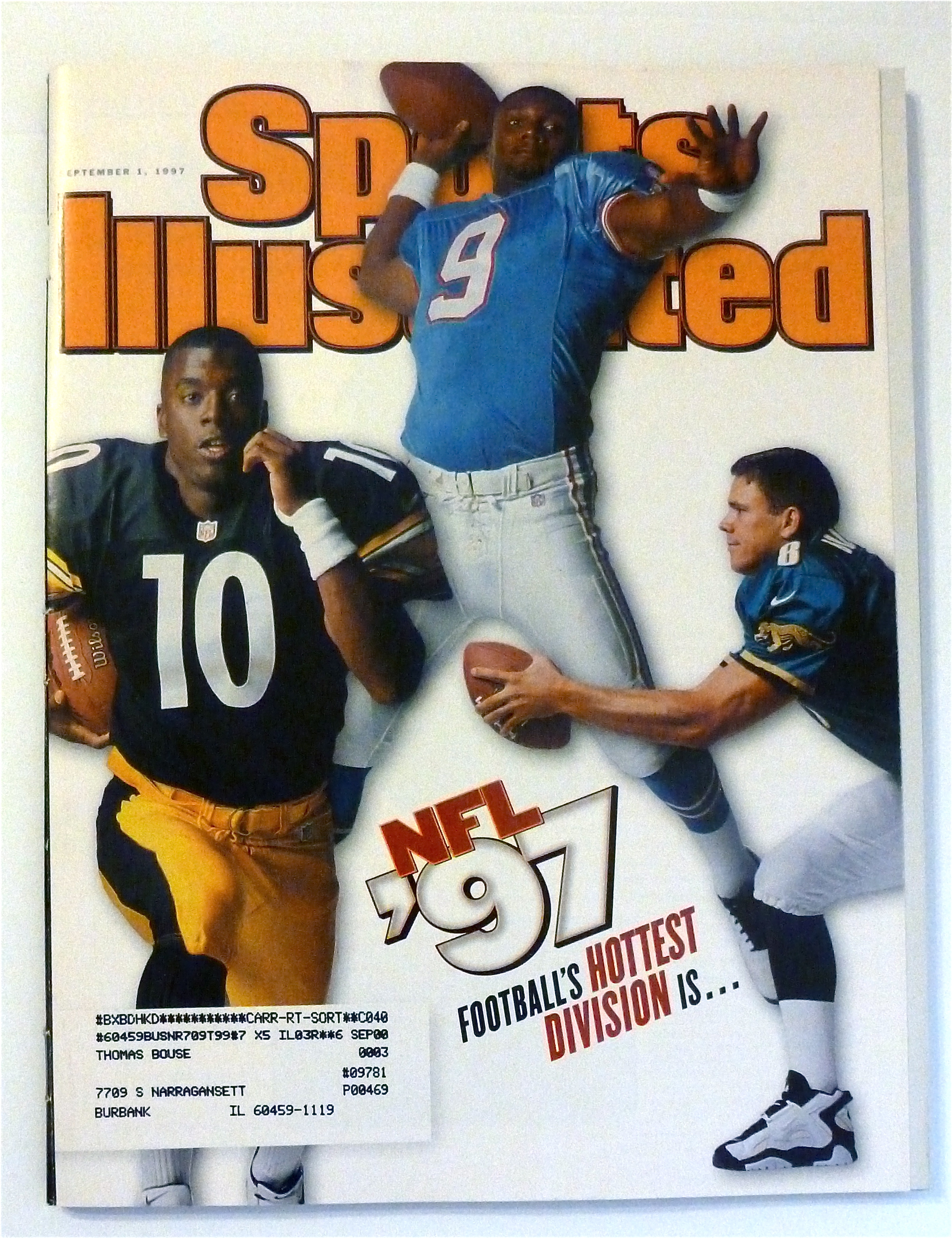 Sports Illustrated Magazine-September 1, 1997-NFL '97