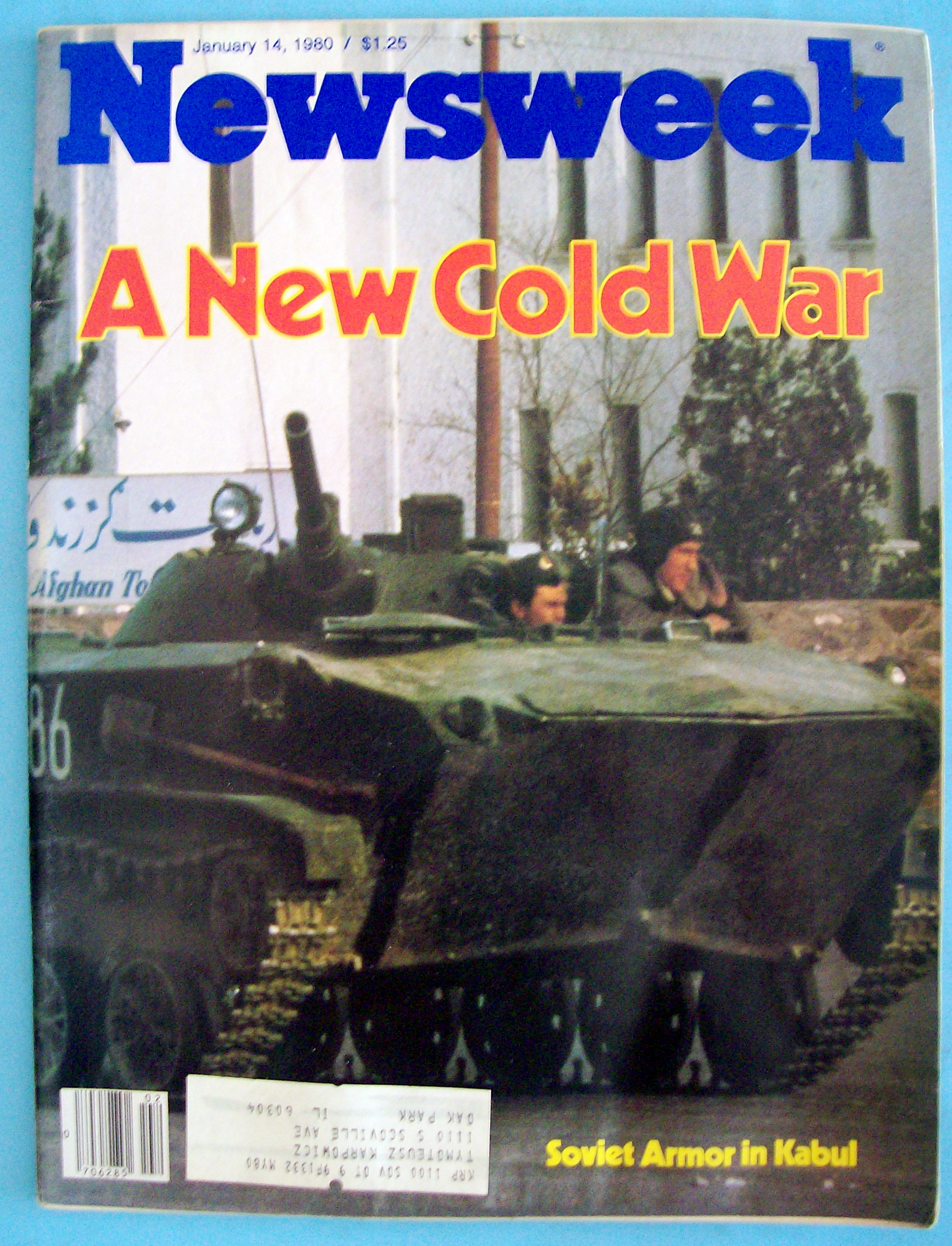 Newsweek Magazine - January 14, 1980 - Soviet Armor