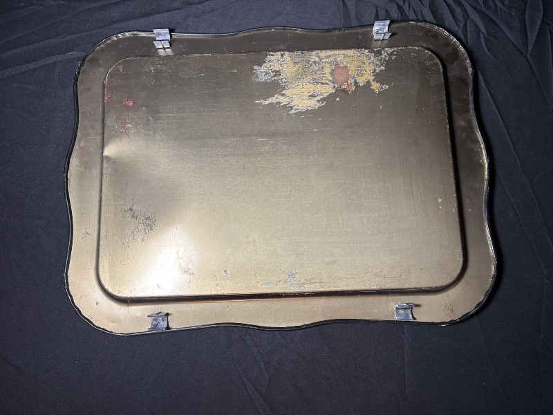 Vintage MCM Crestline Toleware Tray Table Set