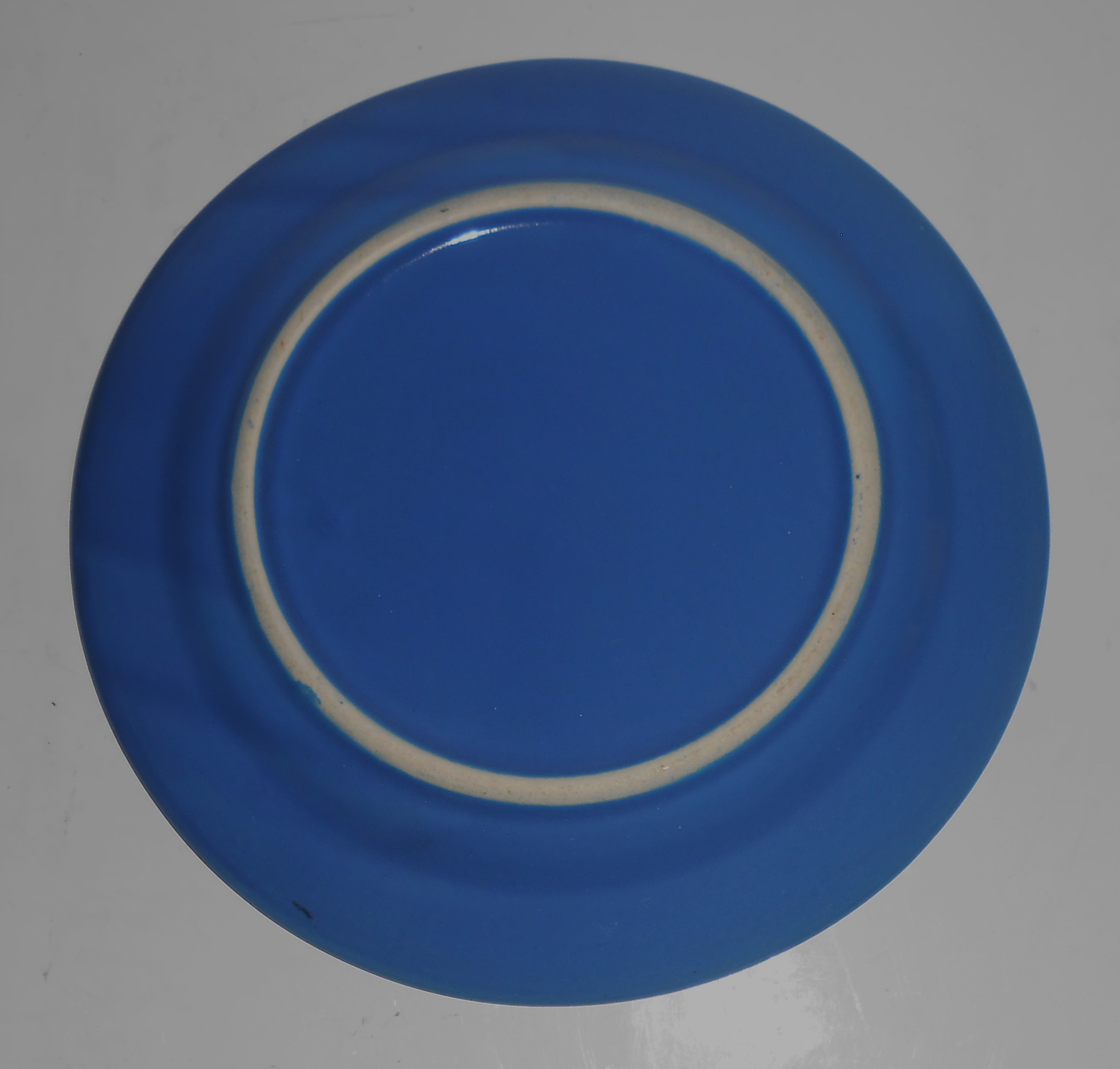 VINTAGE Coors Pottery Rosebud Blue 7'' Plate #6