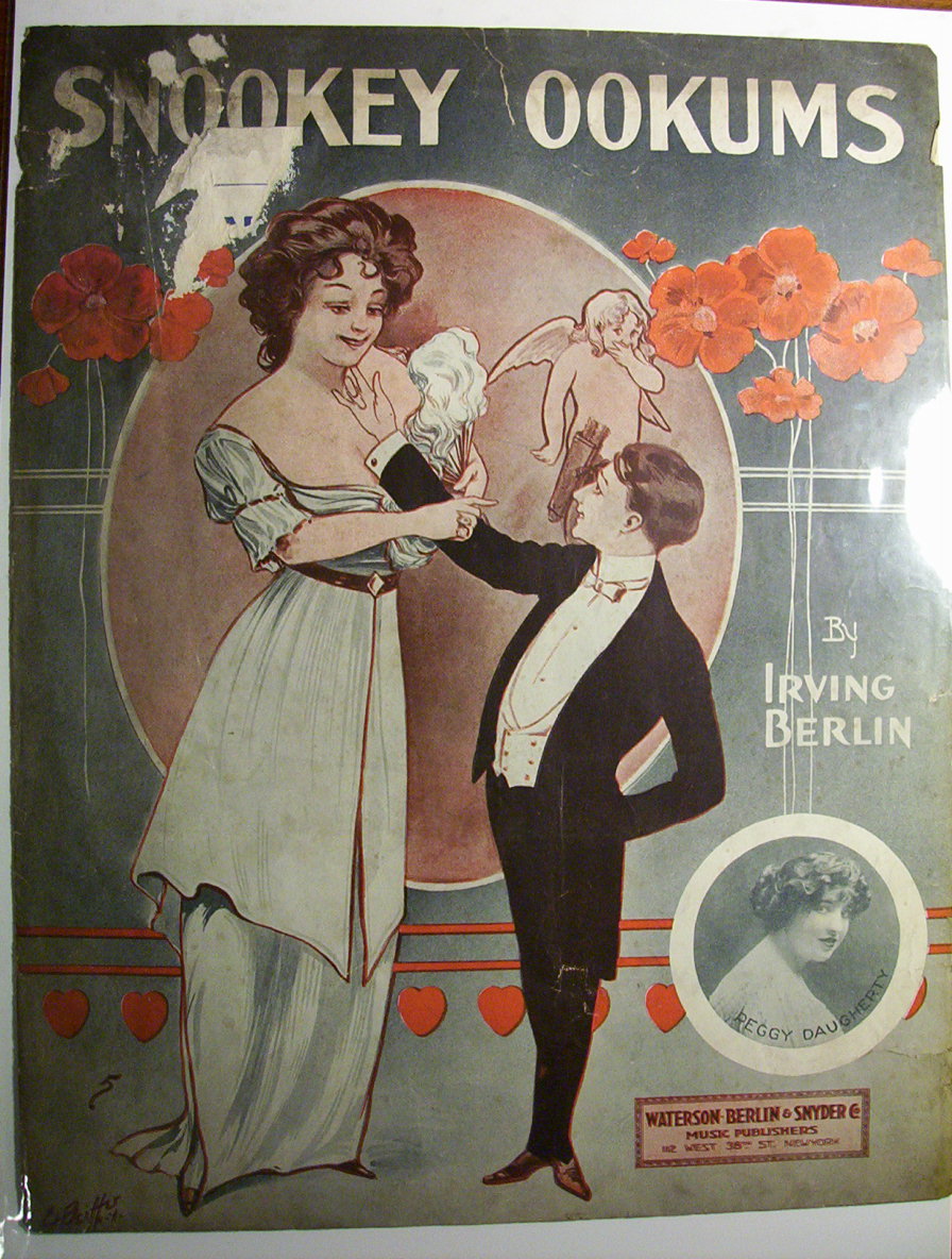 Sheet Music Of 1913 Snookey Ookums By Irving Berlin