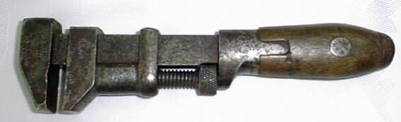 Coes Monkey Wrench Early Patent Dates 8 inch
