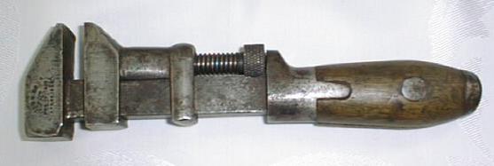 Coes Monkey Wrench Early Patent Dates 8 inch