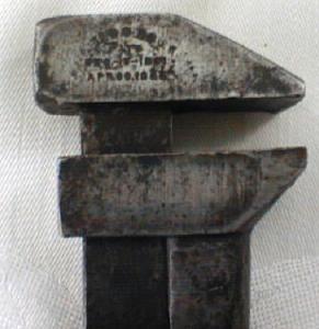 Coes Monkey Wrench Early Patent Dates 8 inch