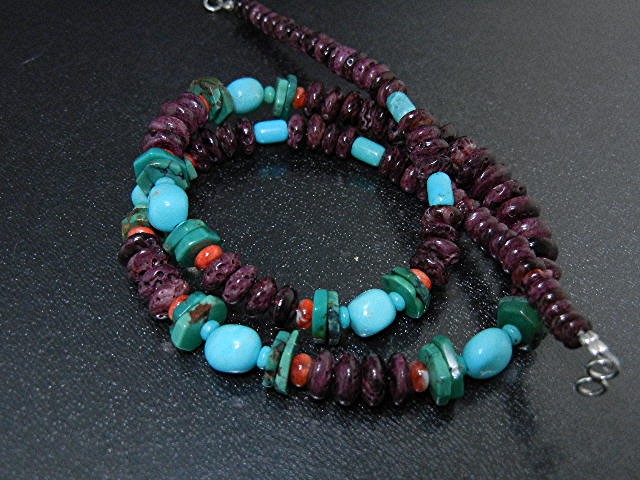 Navajo Charoite Sleeping Beauty Turquoise Sterling Silv