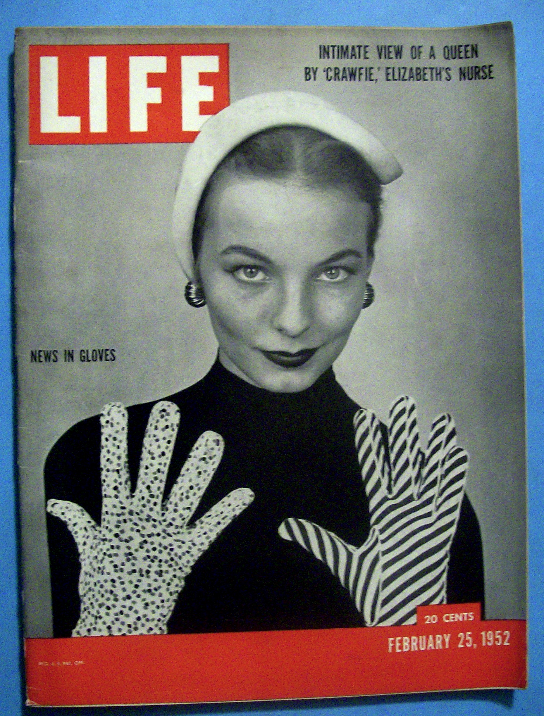 Life Magazine - February 25, 1952 - News In Gloves