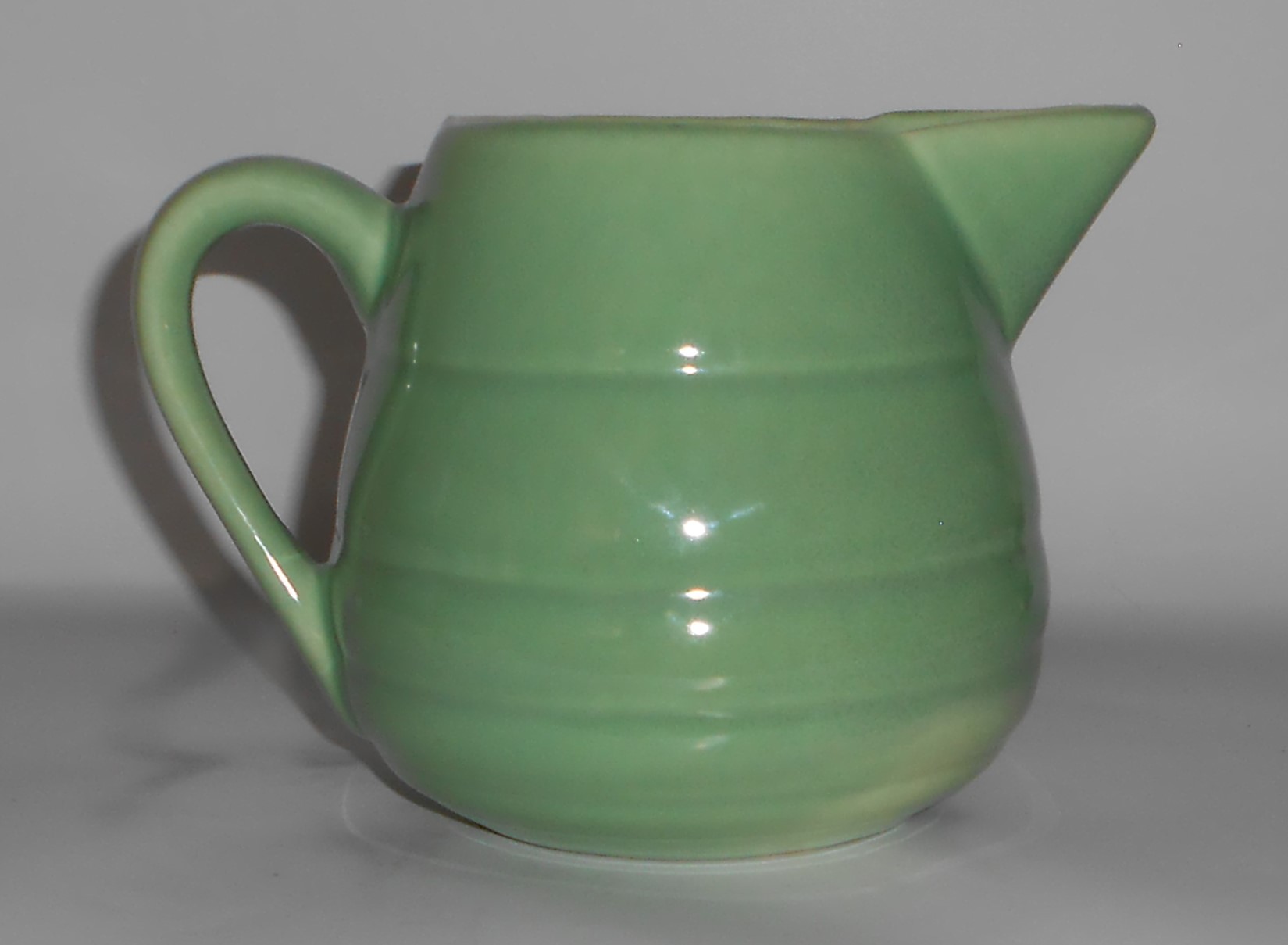 VINTAGE Bauer Pottery Gloss Pastel Kitchen Ware Lt. Gre