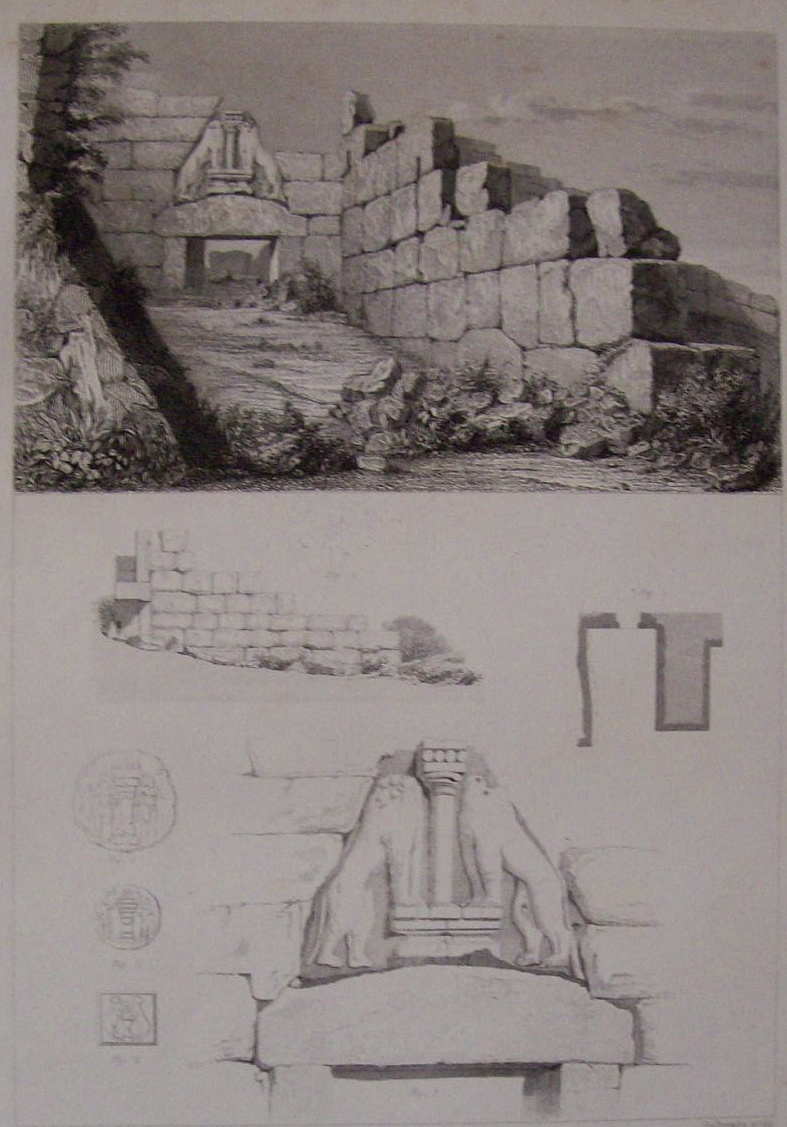 Porte Des Lions A Mycenes