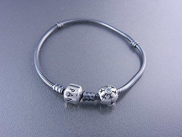 Pandora Sterling Silver Bracelet 1 Bead