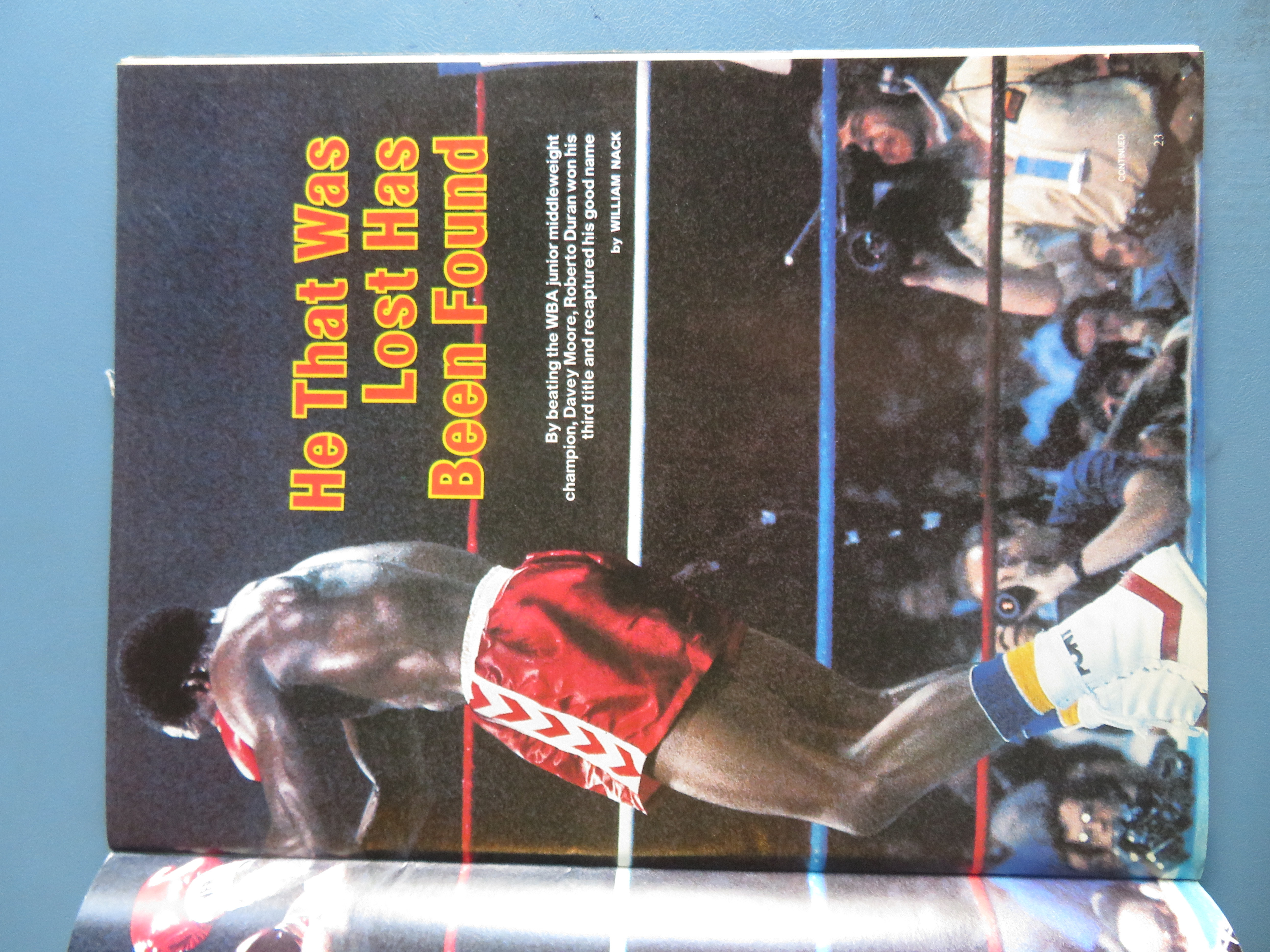 Sports Illustrated Magazine-June 27, 1983-Roberto Duran