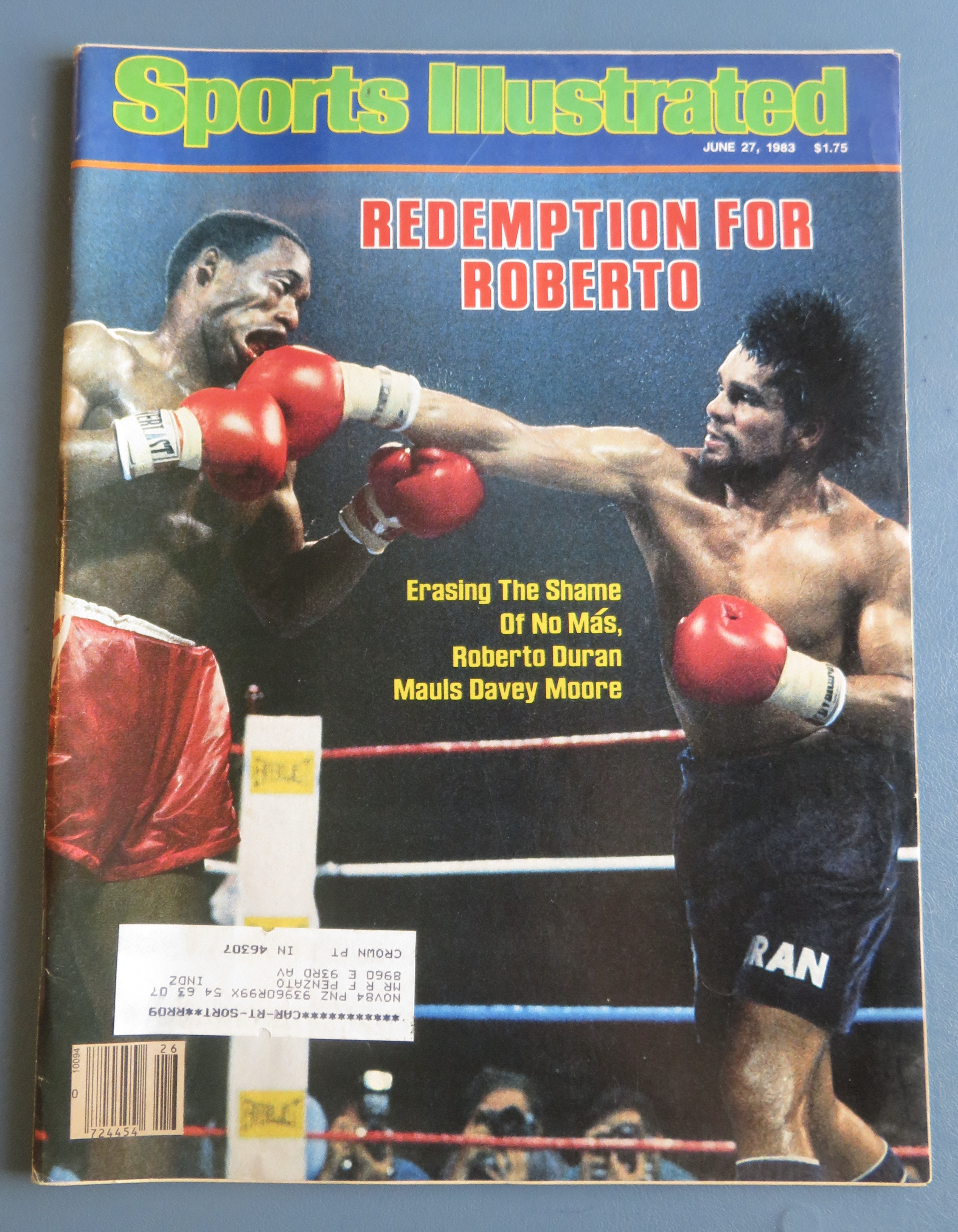 Sports Illustrated Magazine-June 27, 1983-Roberto Duran
