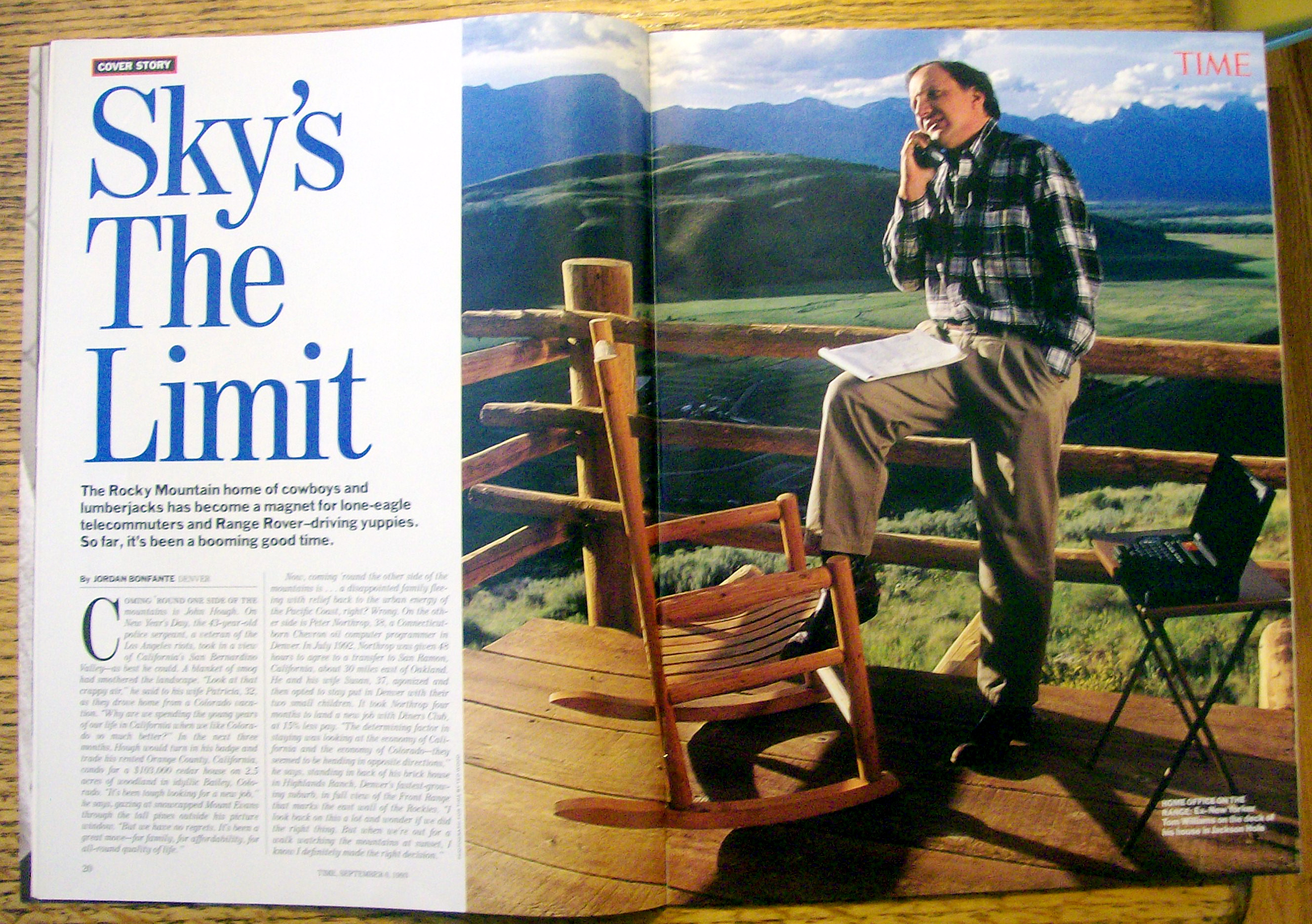 Time Magazine-September 6, 1993-Boom Time In Rockies