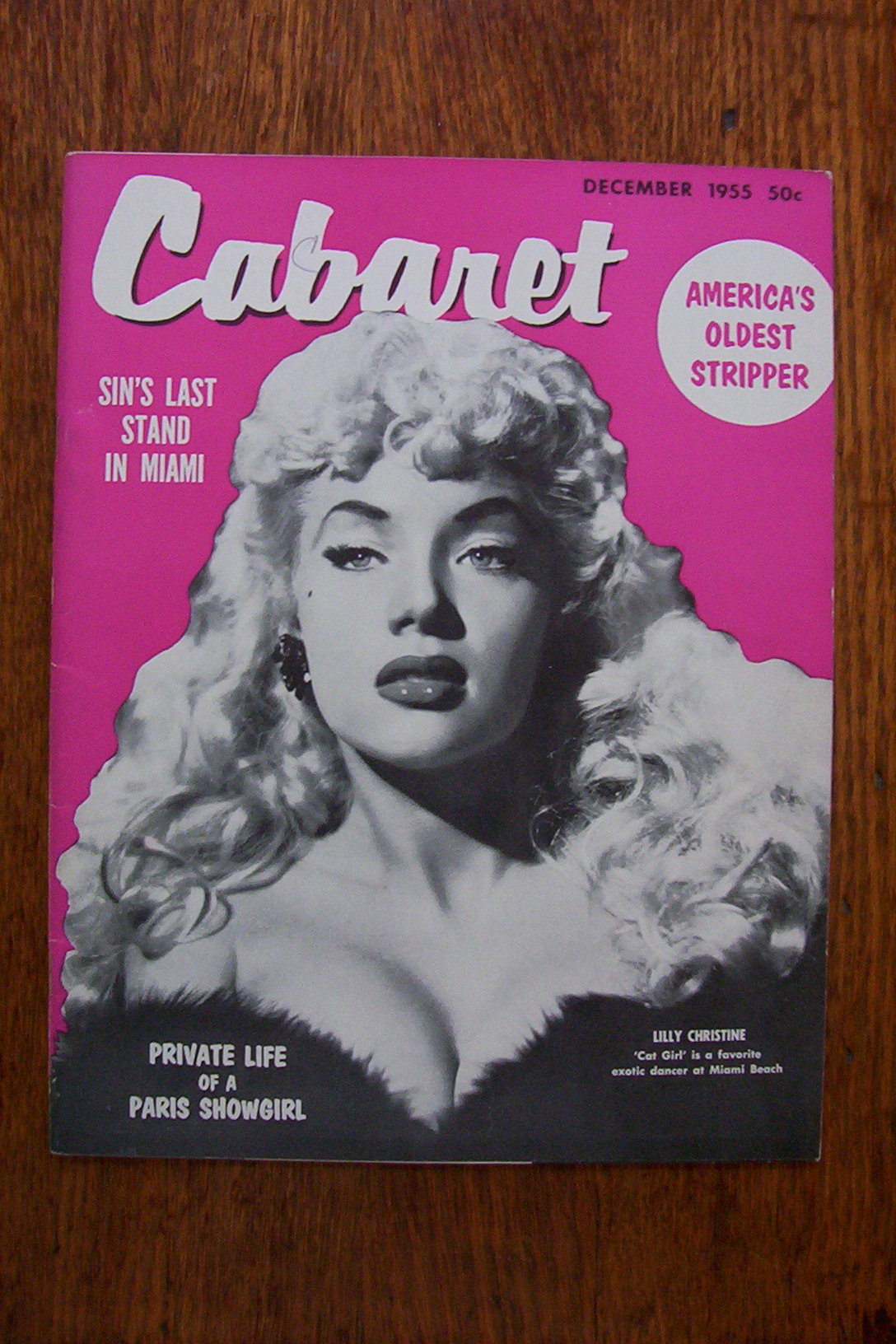 Cabaret Magazine - December 1955