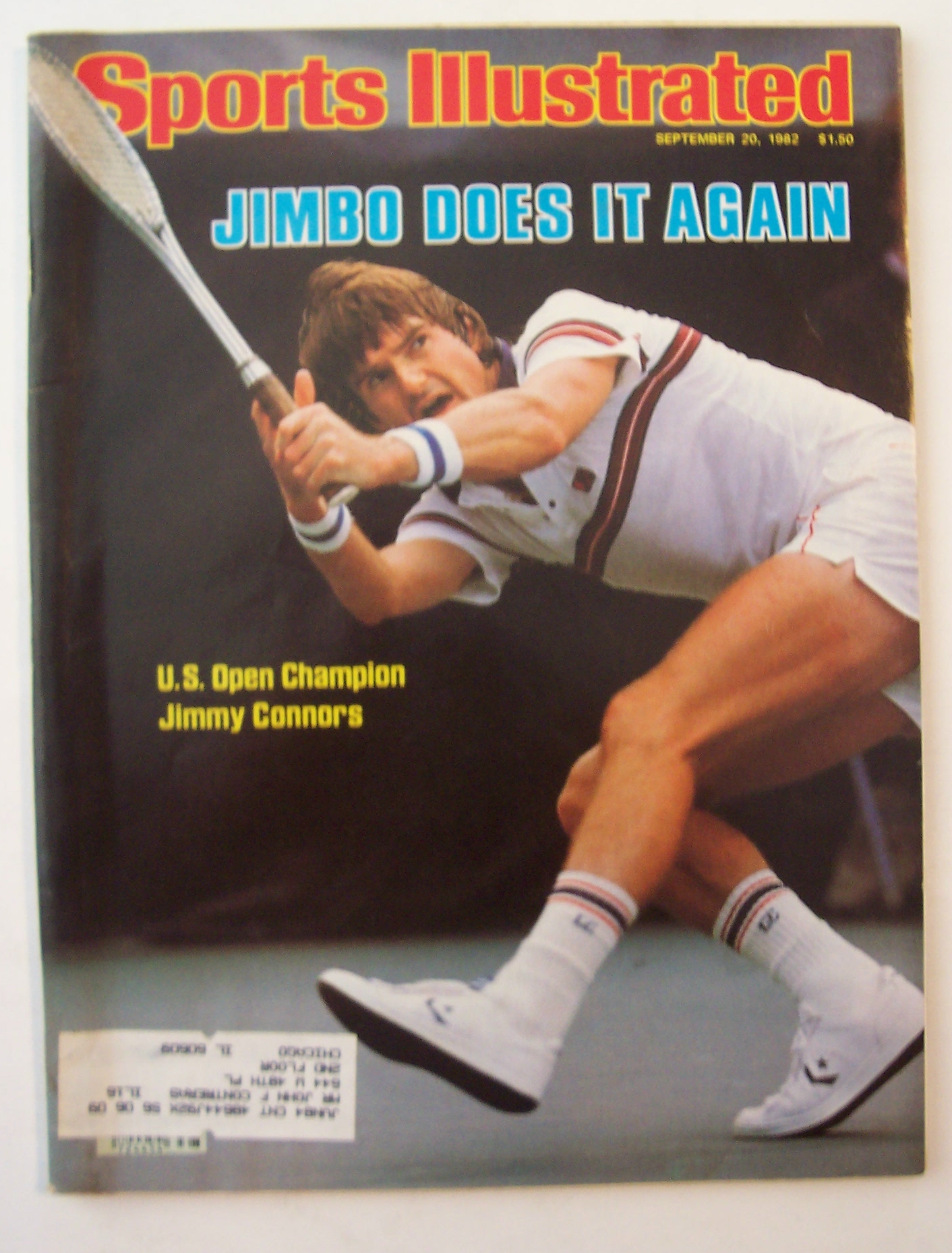 Sports Illustrated Magazine-Sept 20, 1982-Jimmy Connors