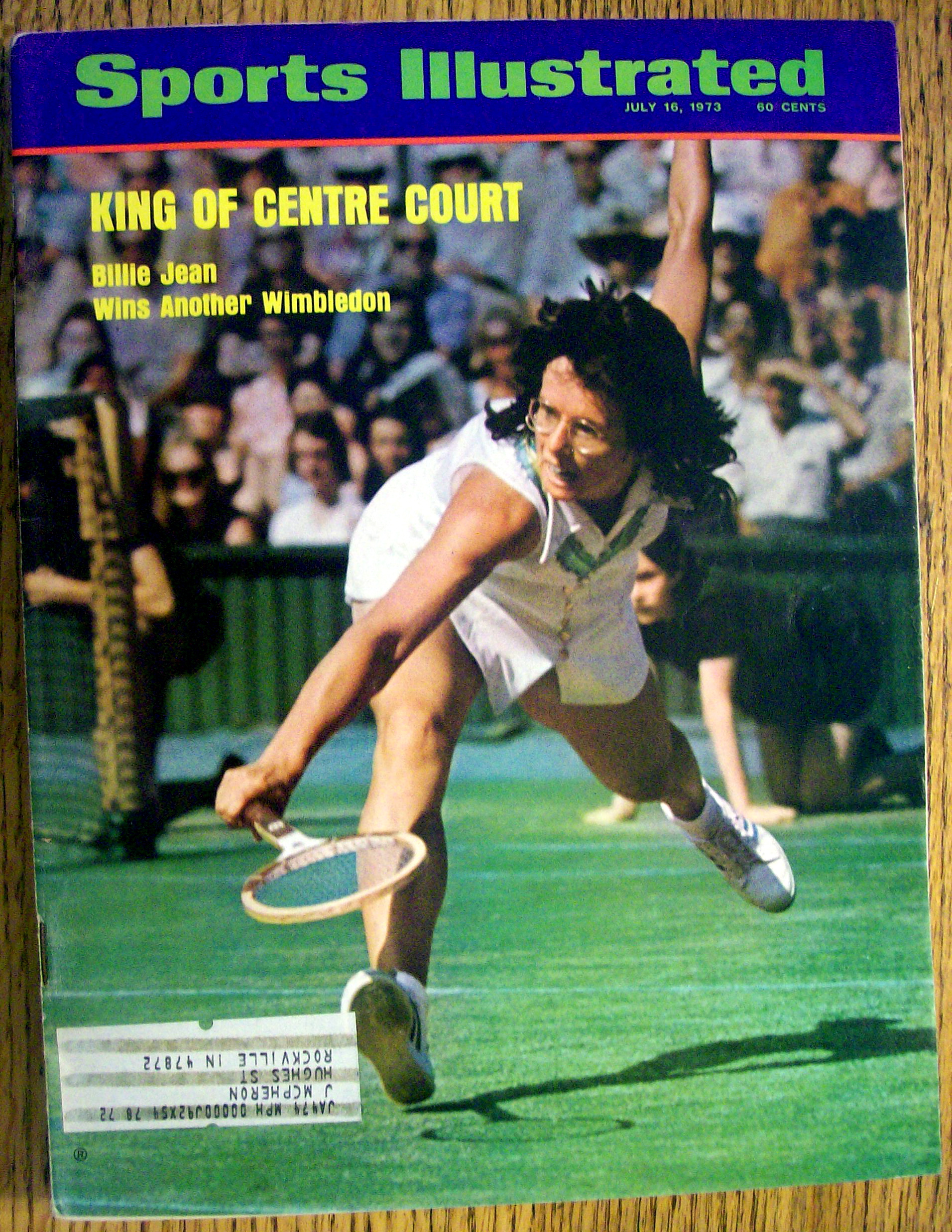 Sports Illustrated Magazine-July 16, 1973-Billie Jean