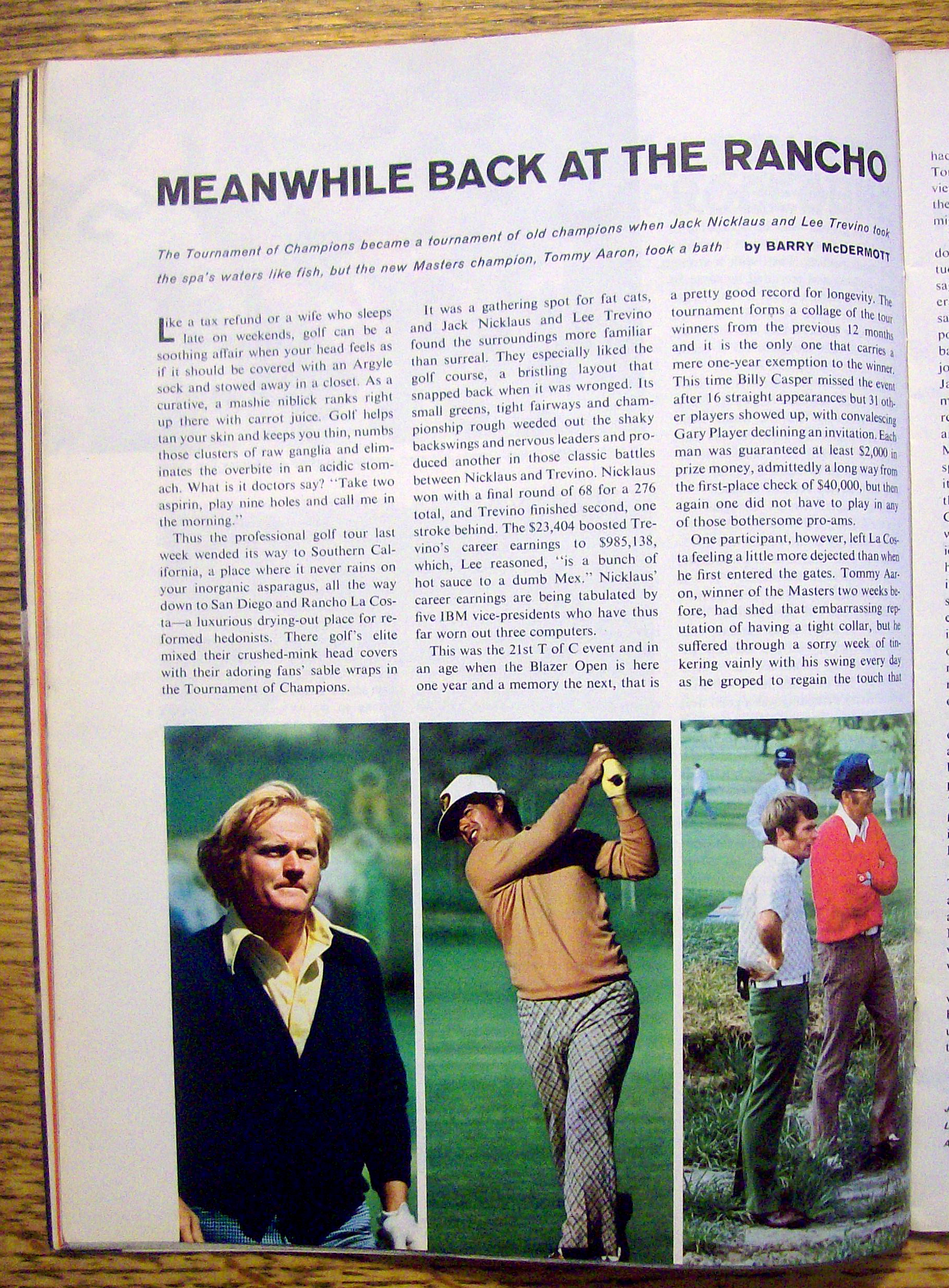 Sports Illustrated Magazine-April 30, 1973-Chris Speier