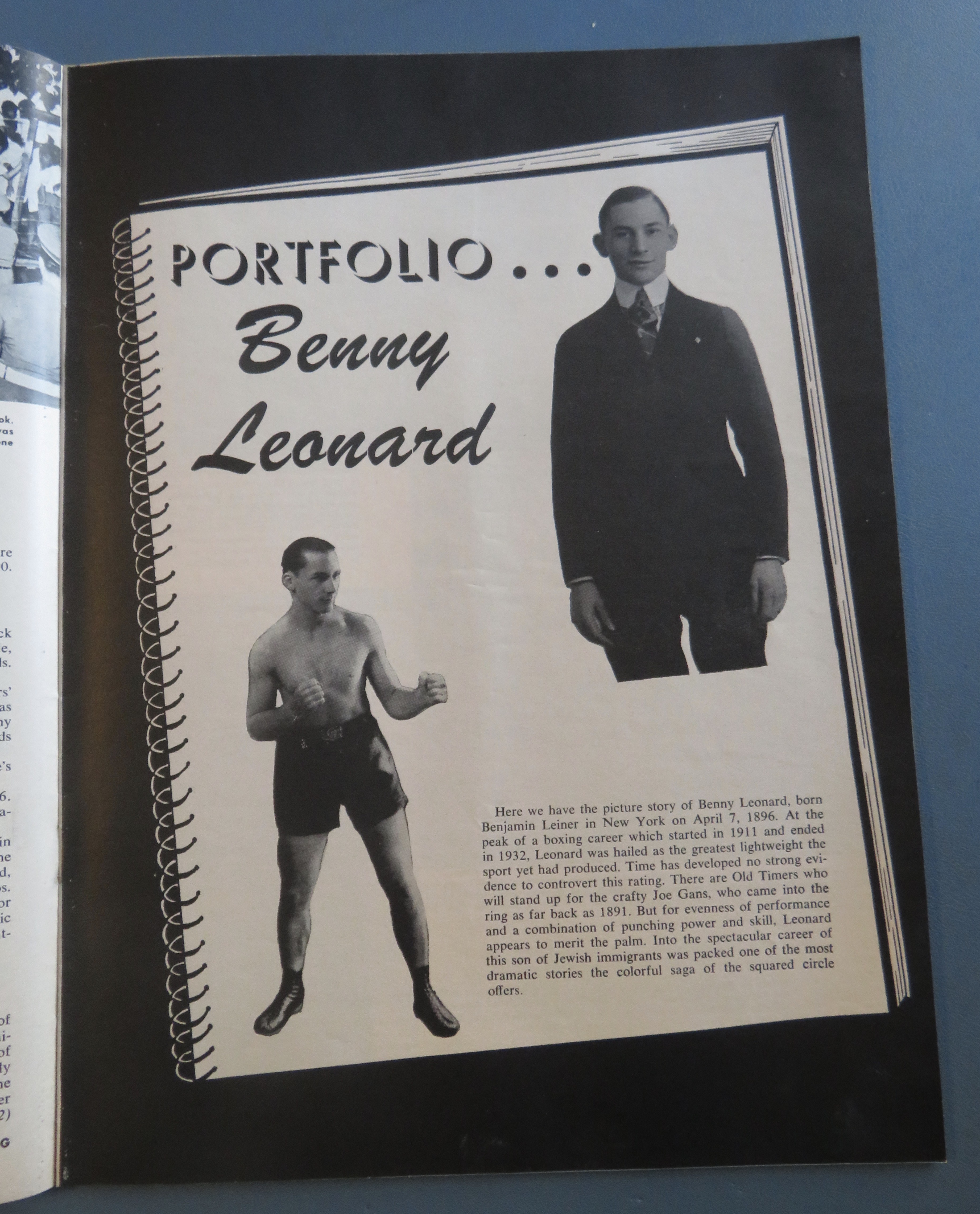 The Ring Magazine April 1963 Incomparable Leonard