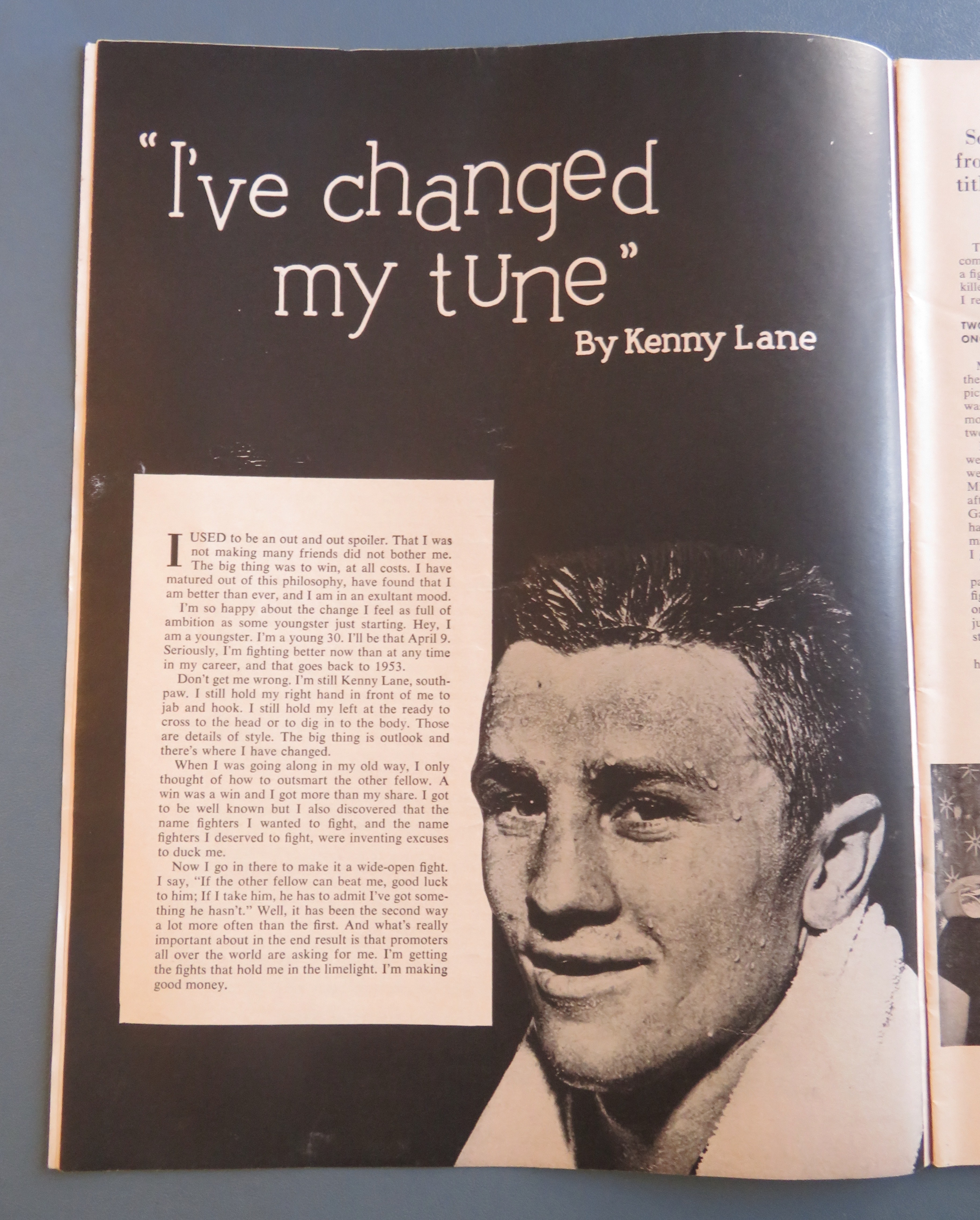 The Ring Magazine April 1963 Incomparable Leonard