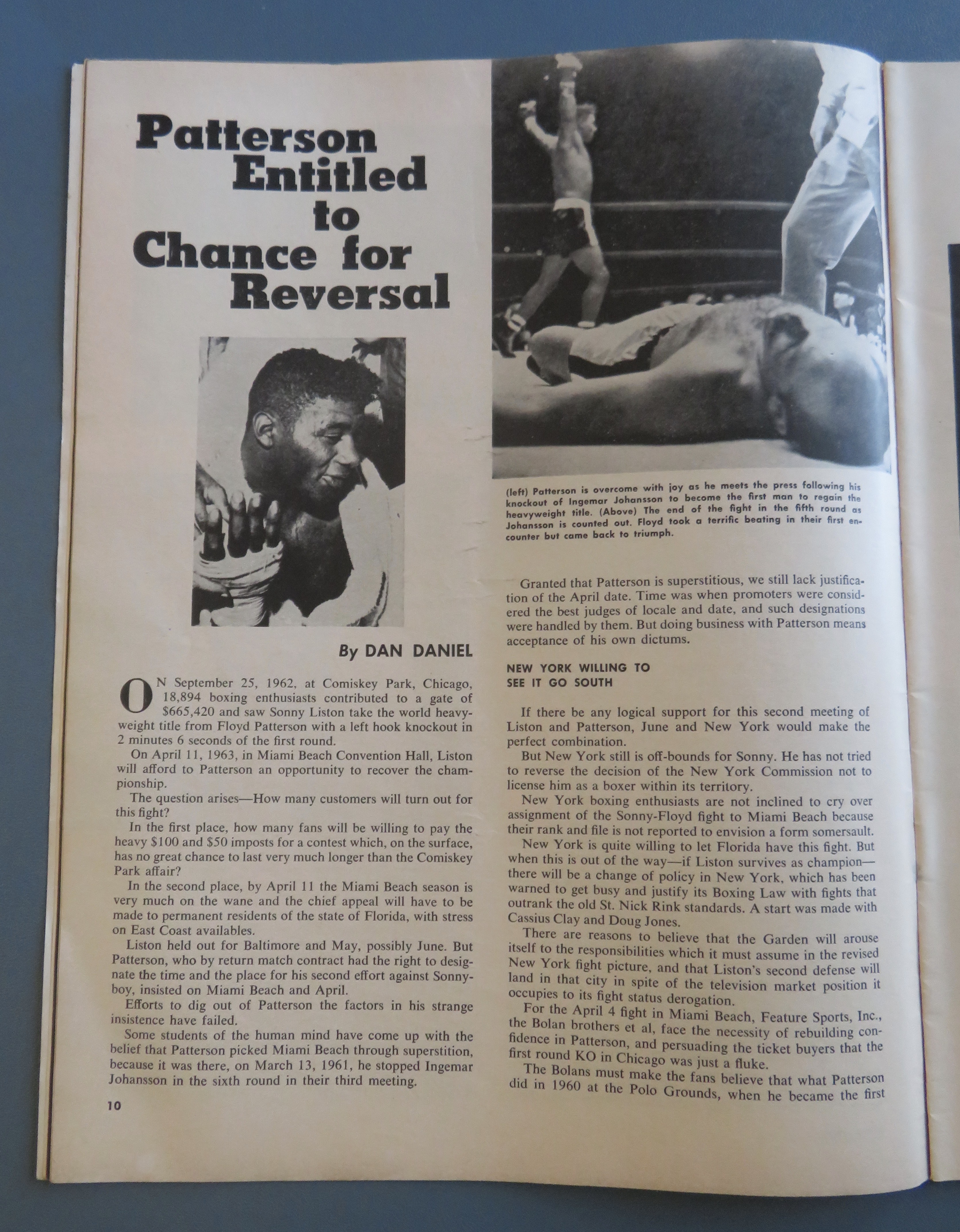 The Ring Magazine April 1963 Incomparable Leonard