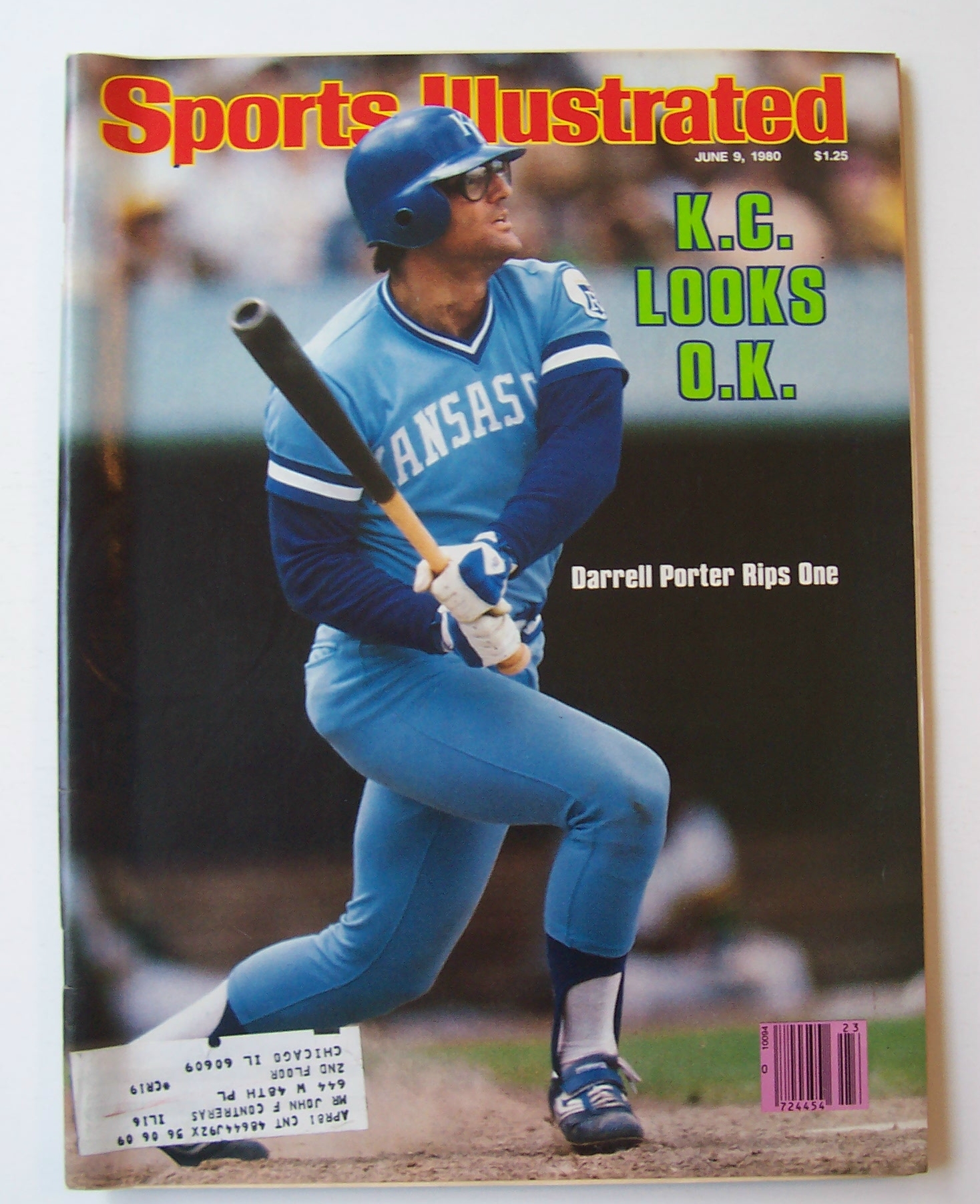 Sports Illustrated Magazine-June 9, 1980-Darrell Porter