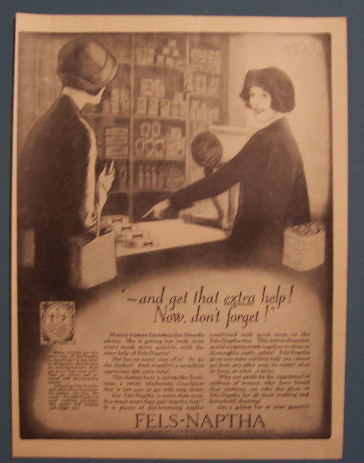 1926  Fels - Naptha  Soap