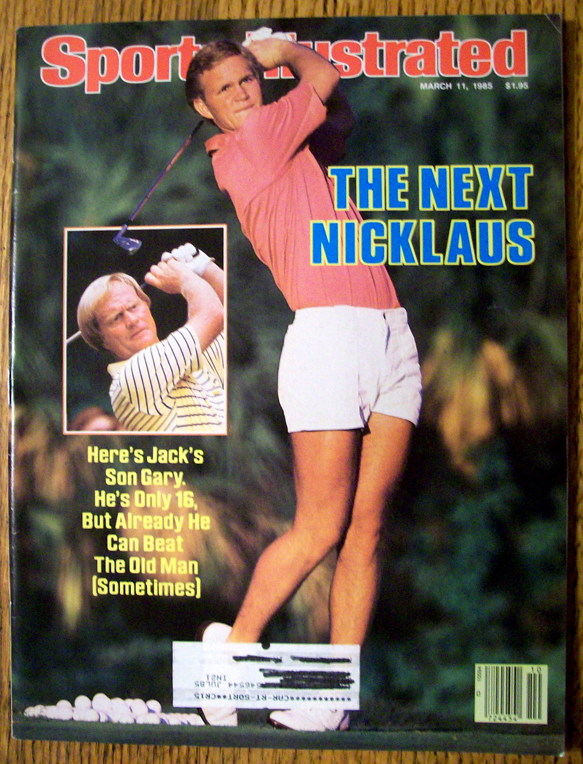 Sports Illustrated Magazine-March 11, 1985-G. Nicklaus