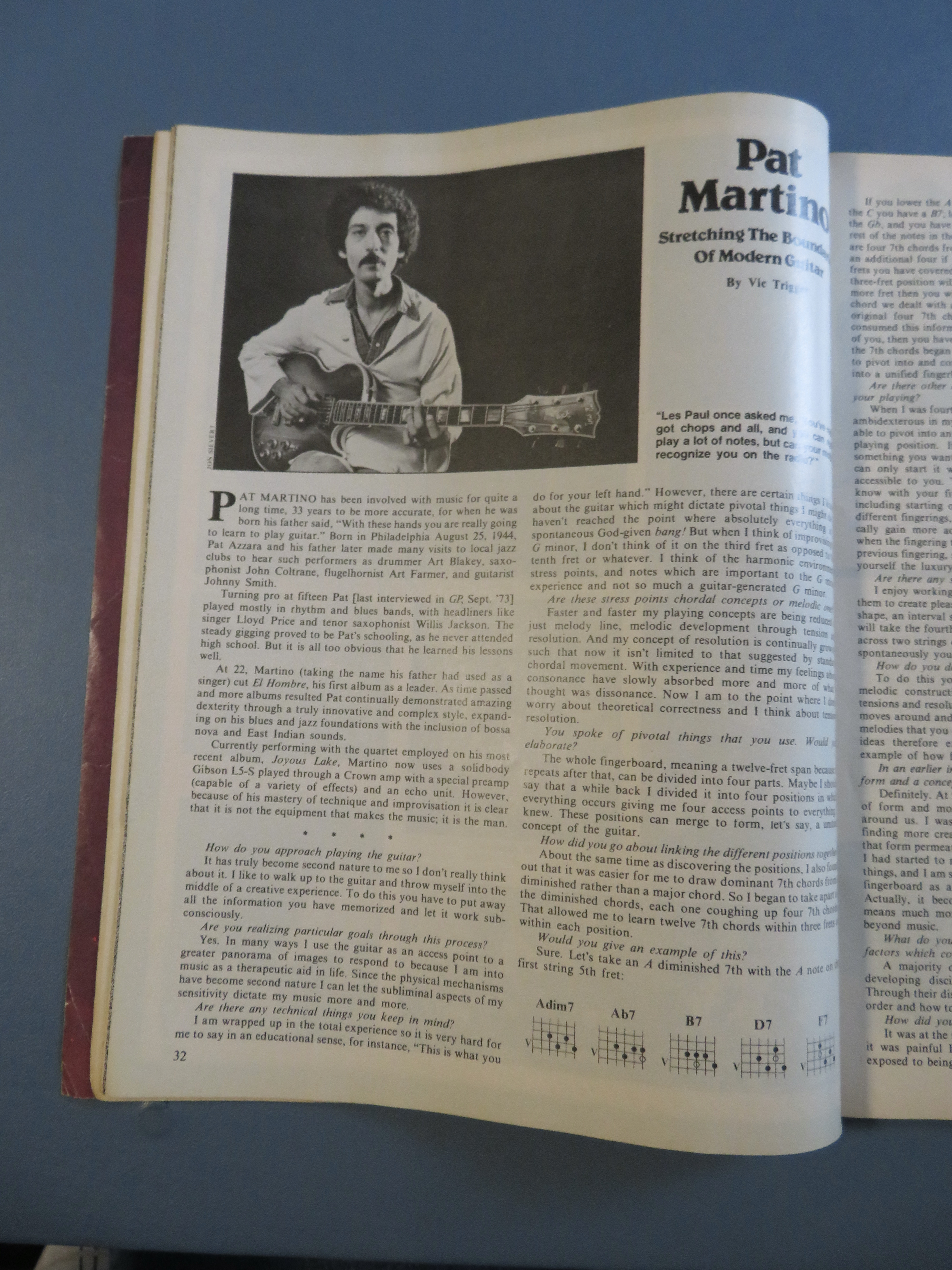 Guitar Player Magazine June 1977 Pat Martino