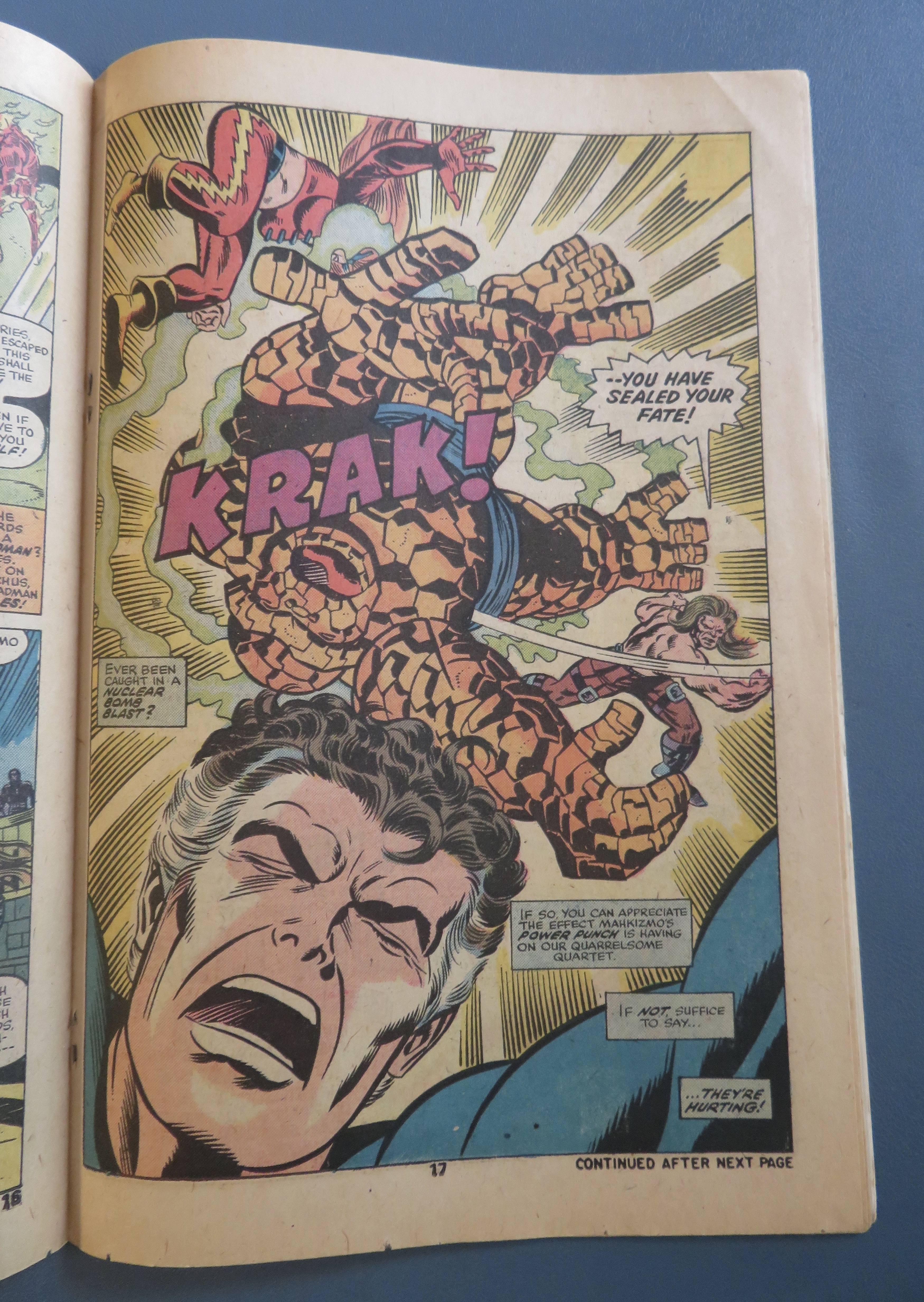 Fantastic Four Comic December 1974 Menace Of Mahkizmo