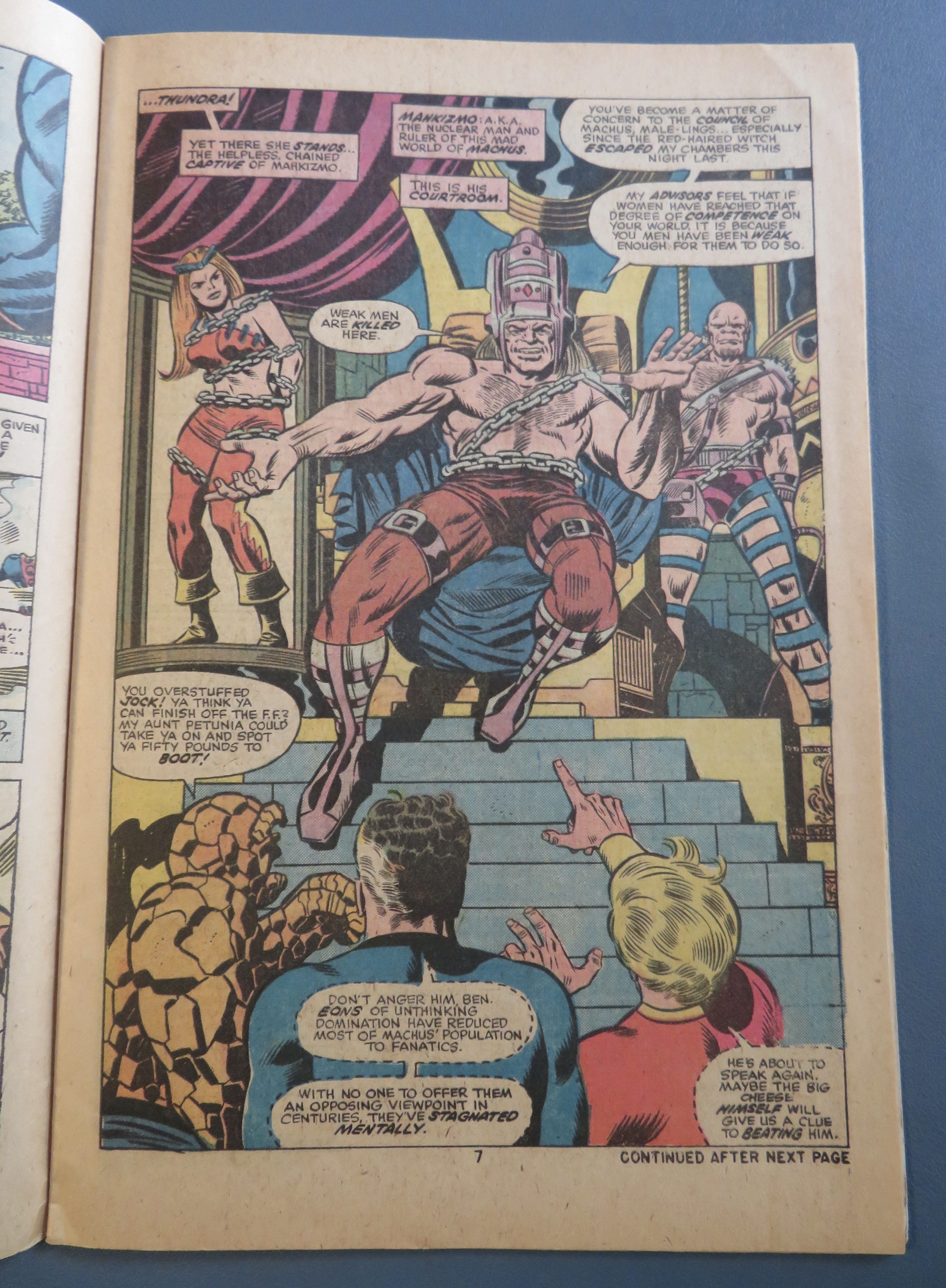 Fantastic Four Comic December 1974 Menace Of Mahkizmo
