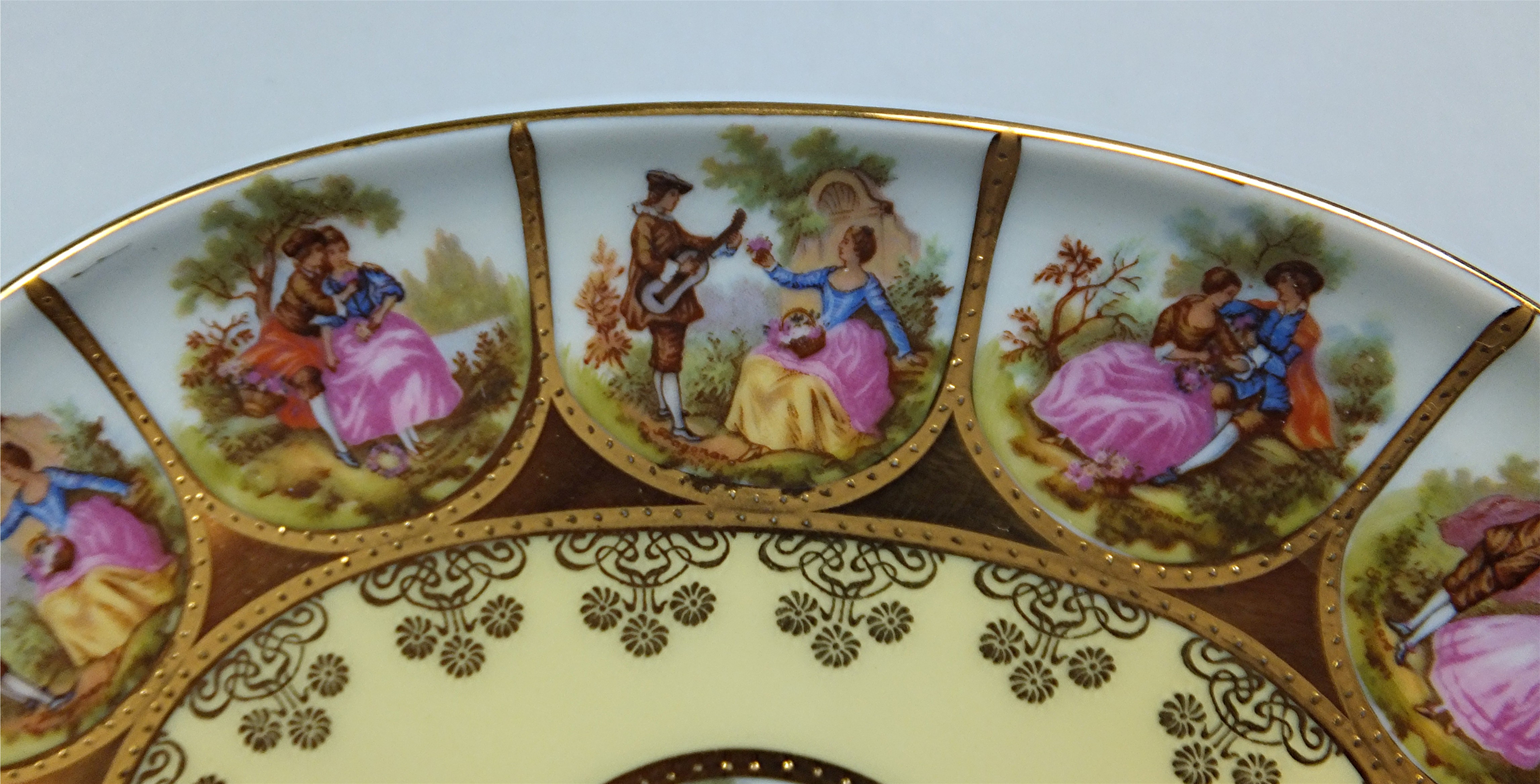 Fragonard - Love Story Plate - Handpainted