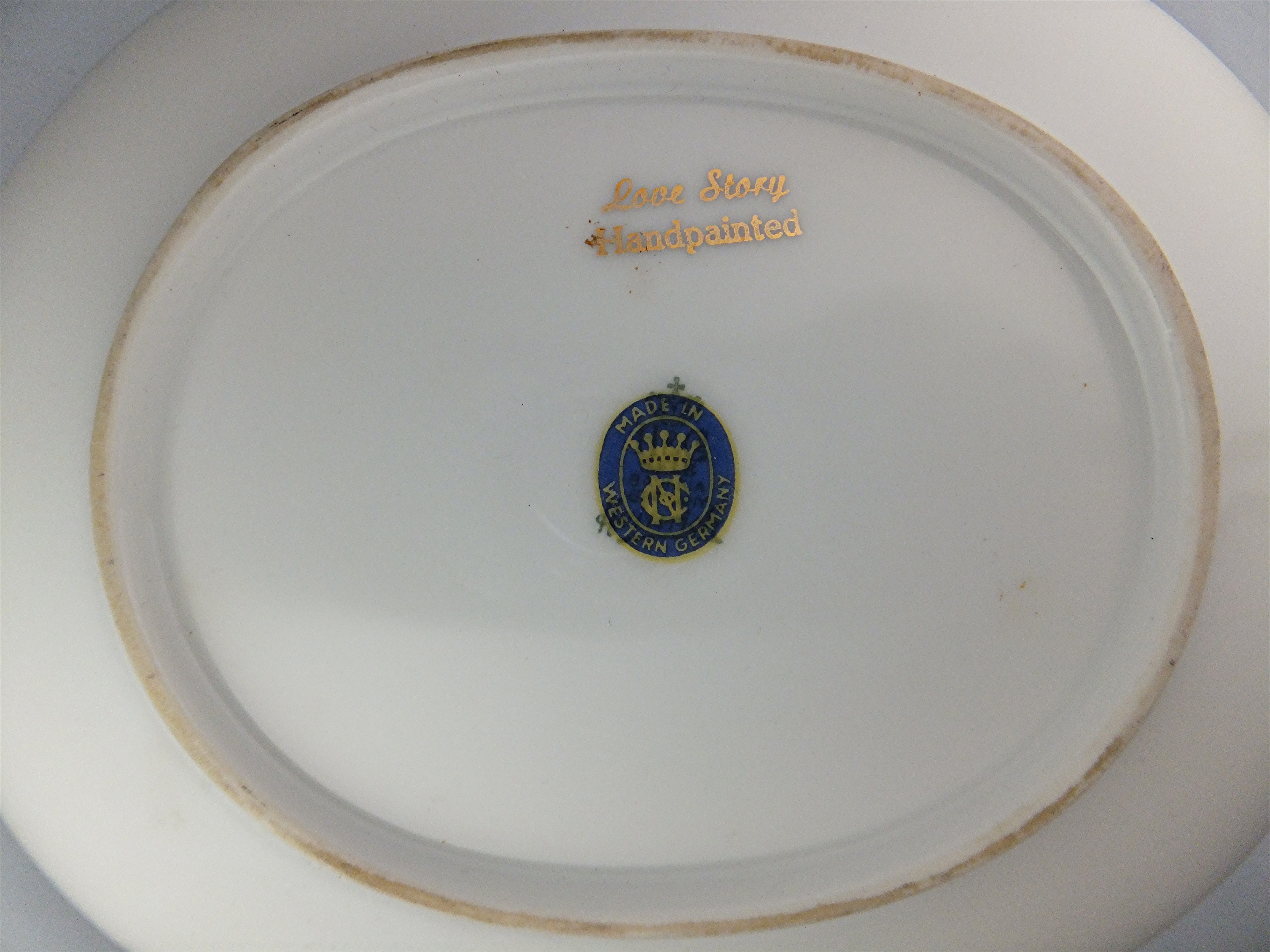 Fragonard - Love Story Plate - Handpainted