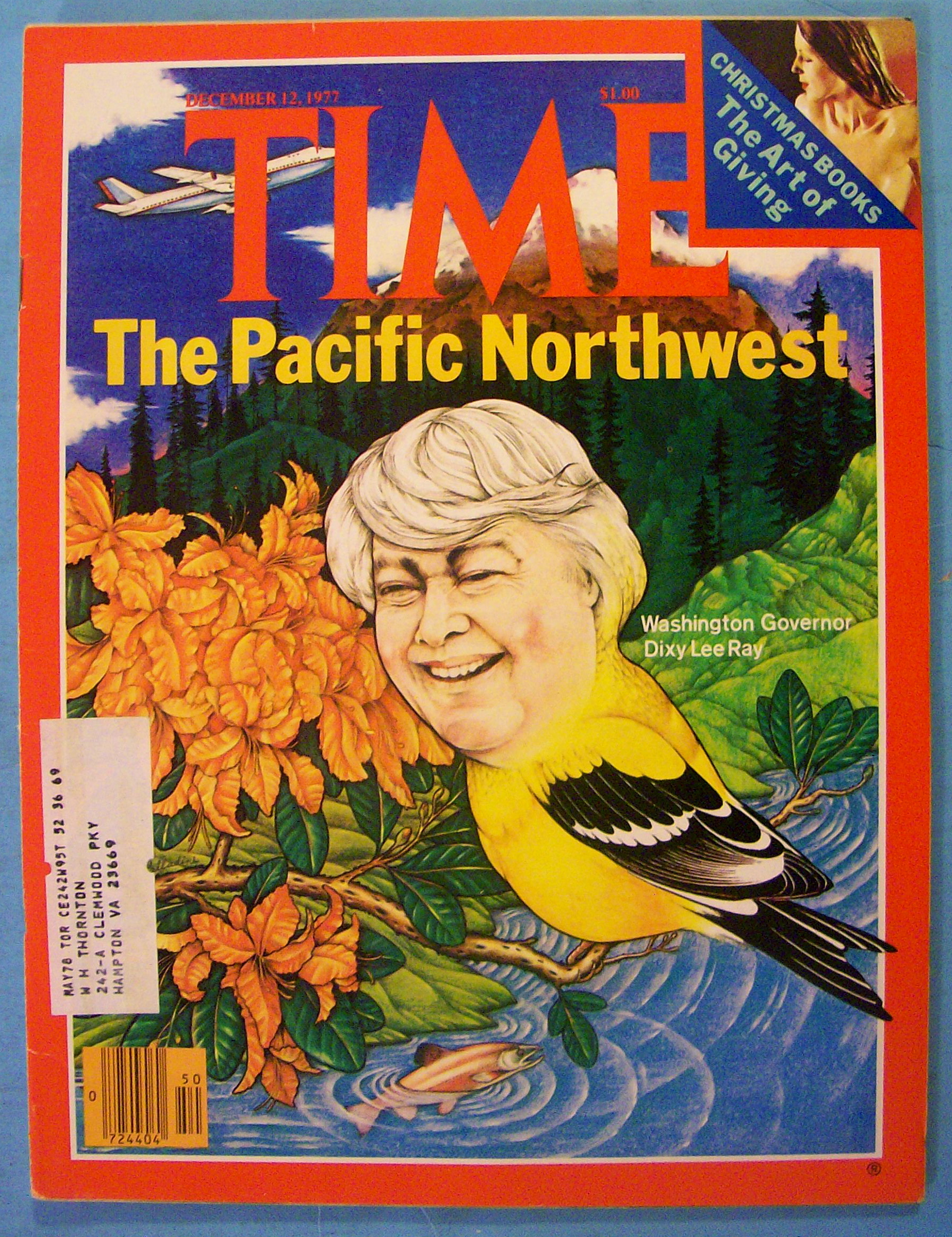 Time Magazine December 12, 1977 Governor Dixy Lee Ray