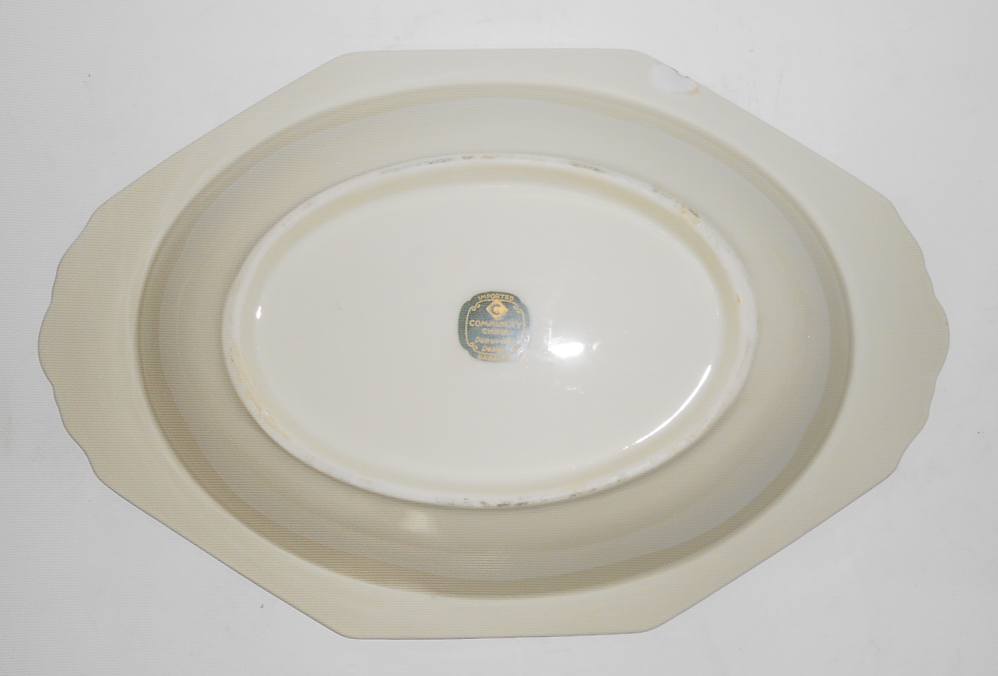 Community Porcelain China Bavaria Platinum Deauville Ve