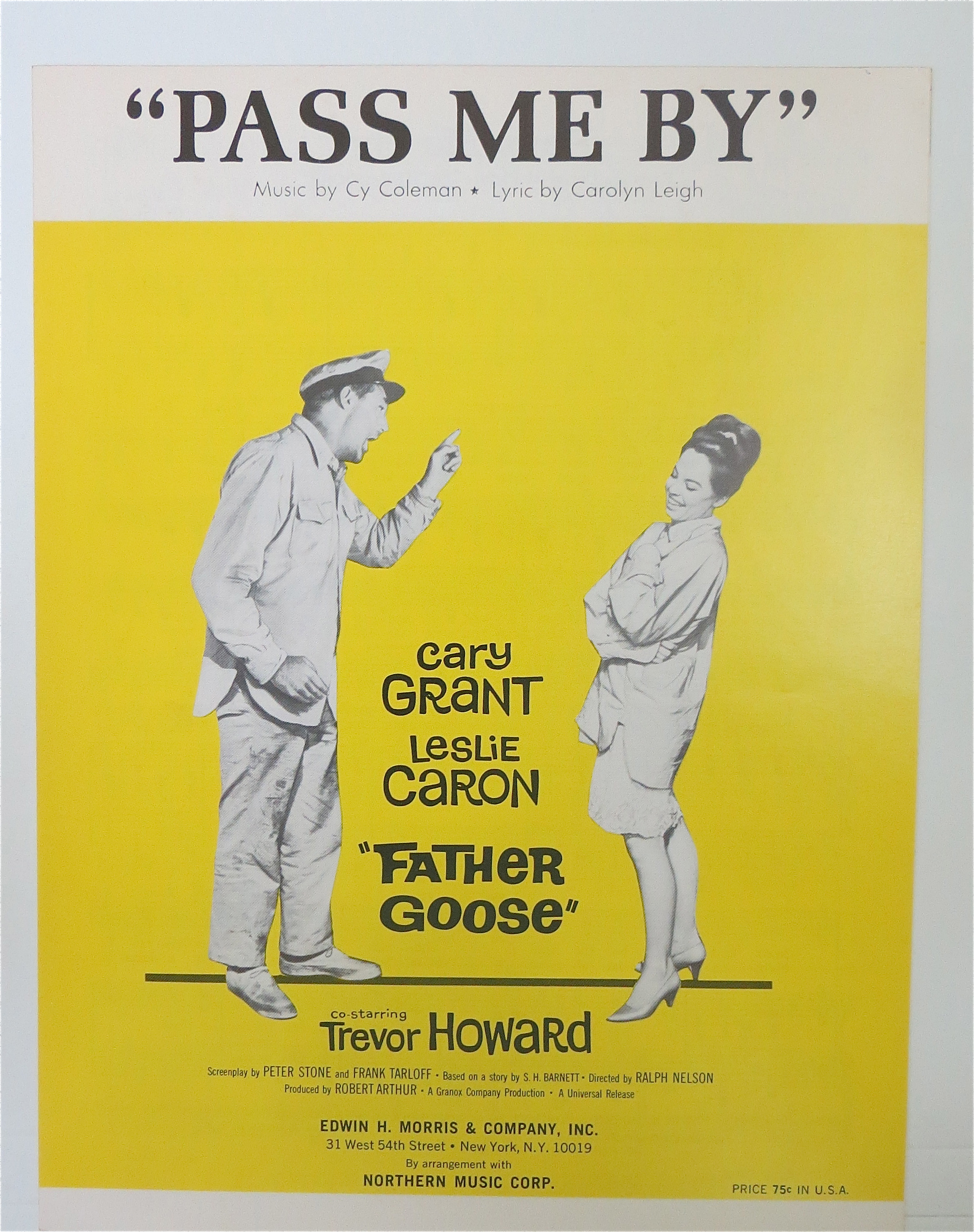 1964 Pass Me By By Cy Coleman & Carolyn Leigh