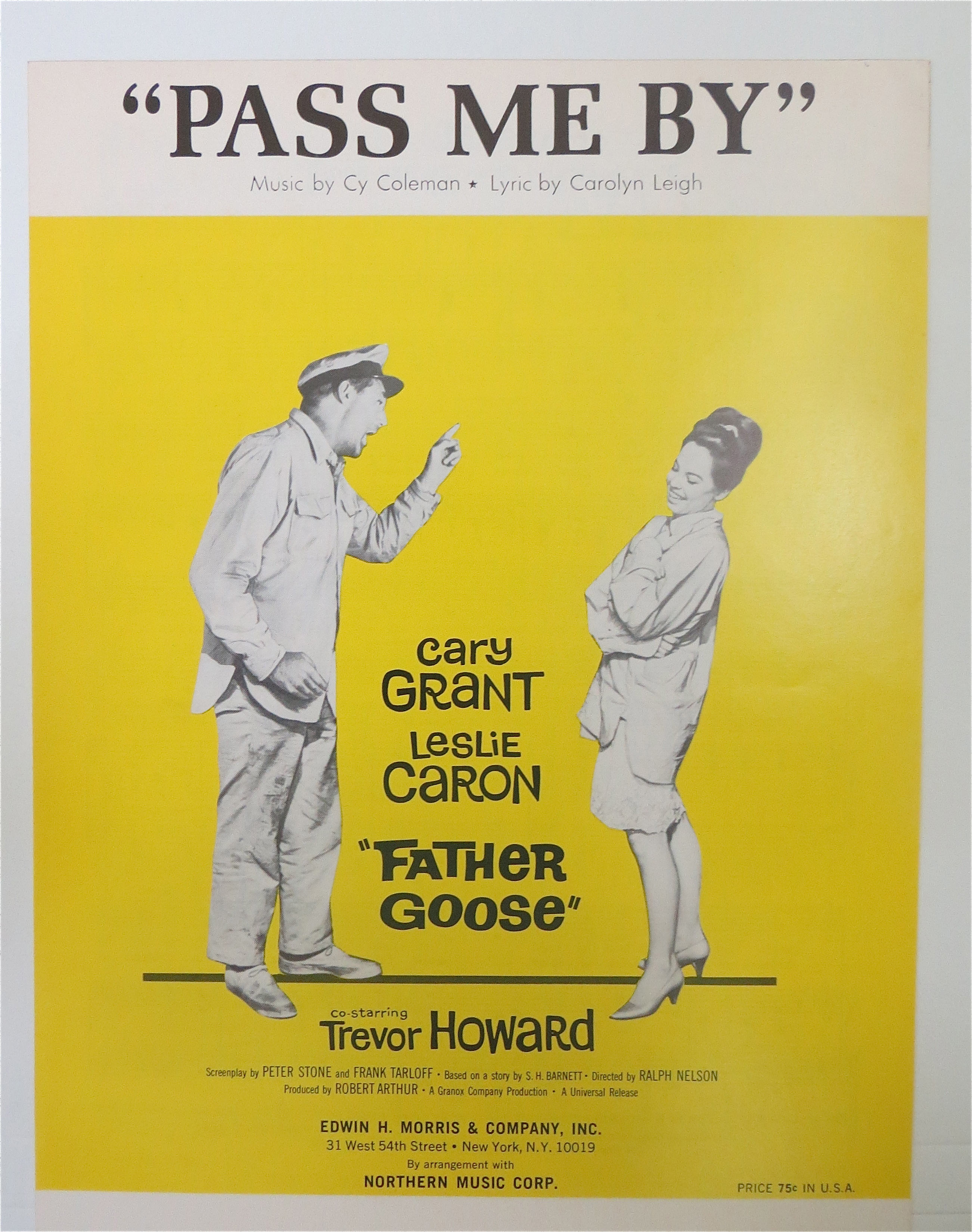 1964 Pass Me By By Cy Coleman & Carolyn Leigh